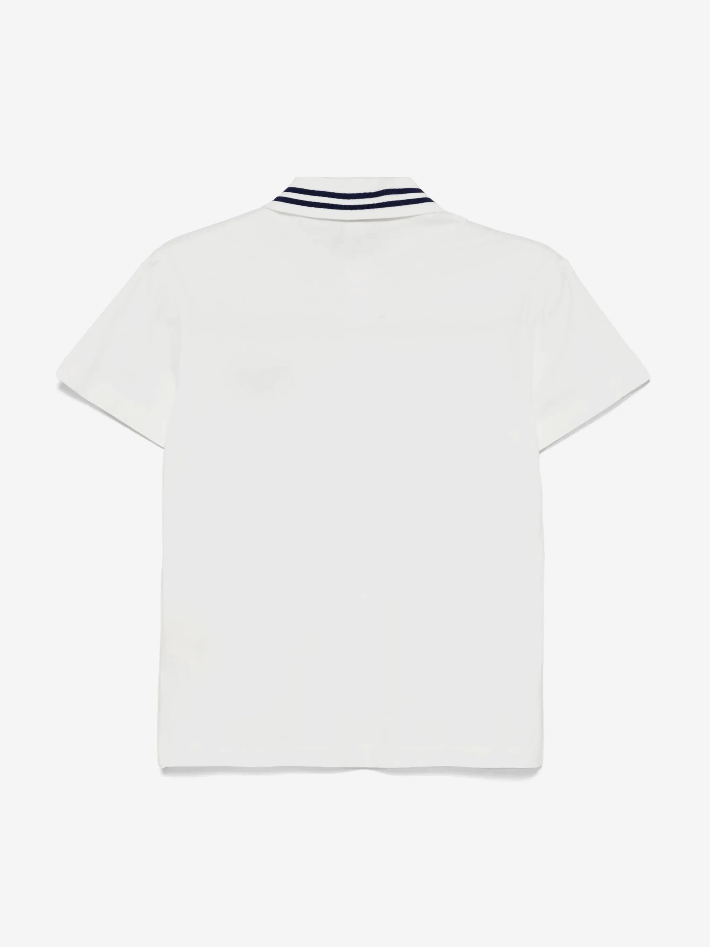 Boys Logo Polo Shirt in White