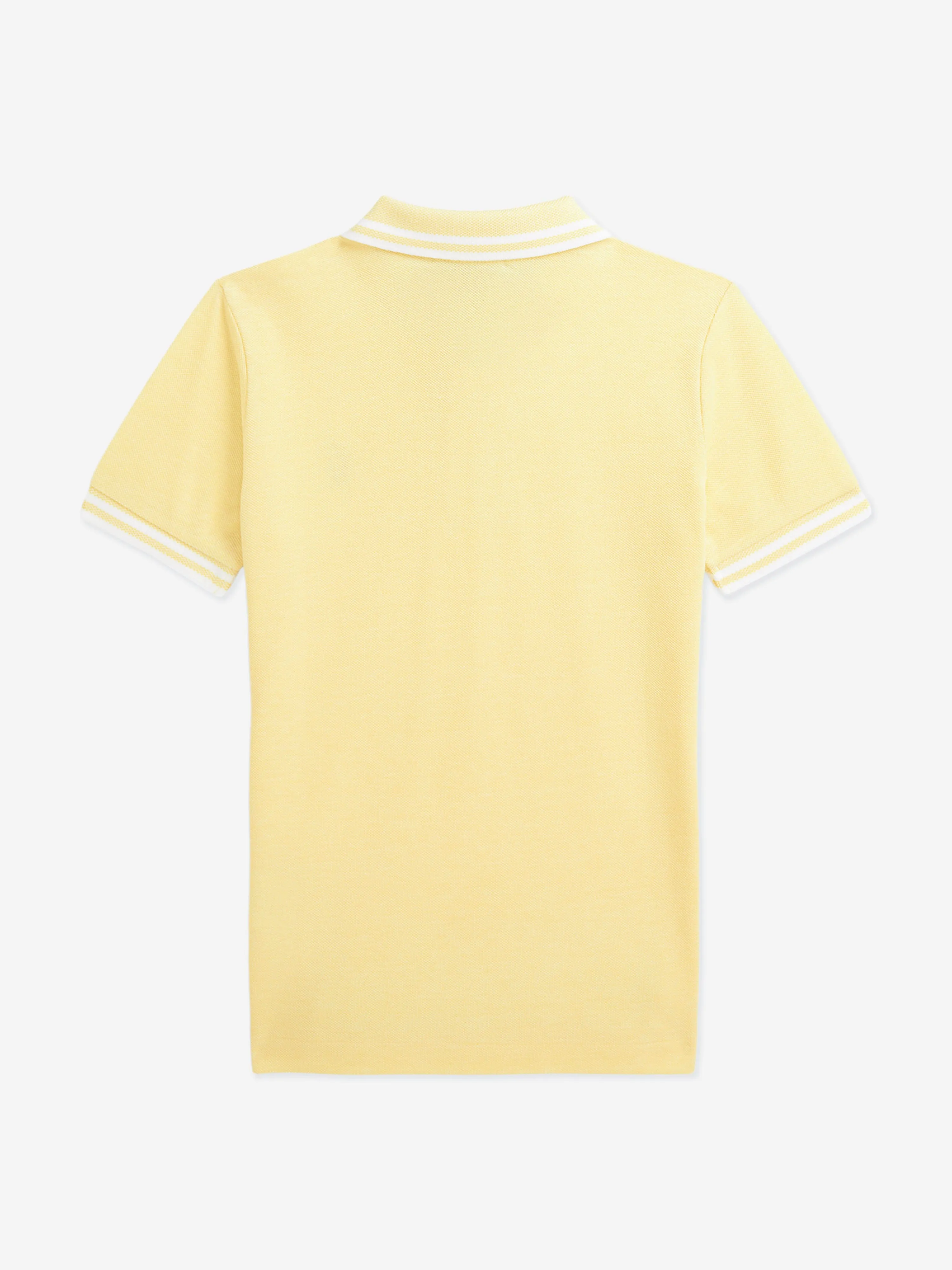 Boys Logo Polo Shirt in Yellow