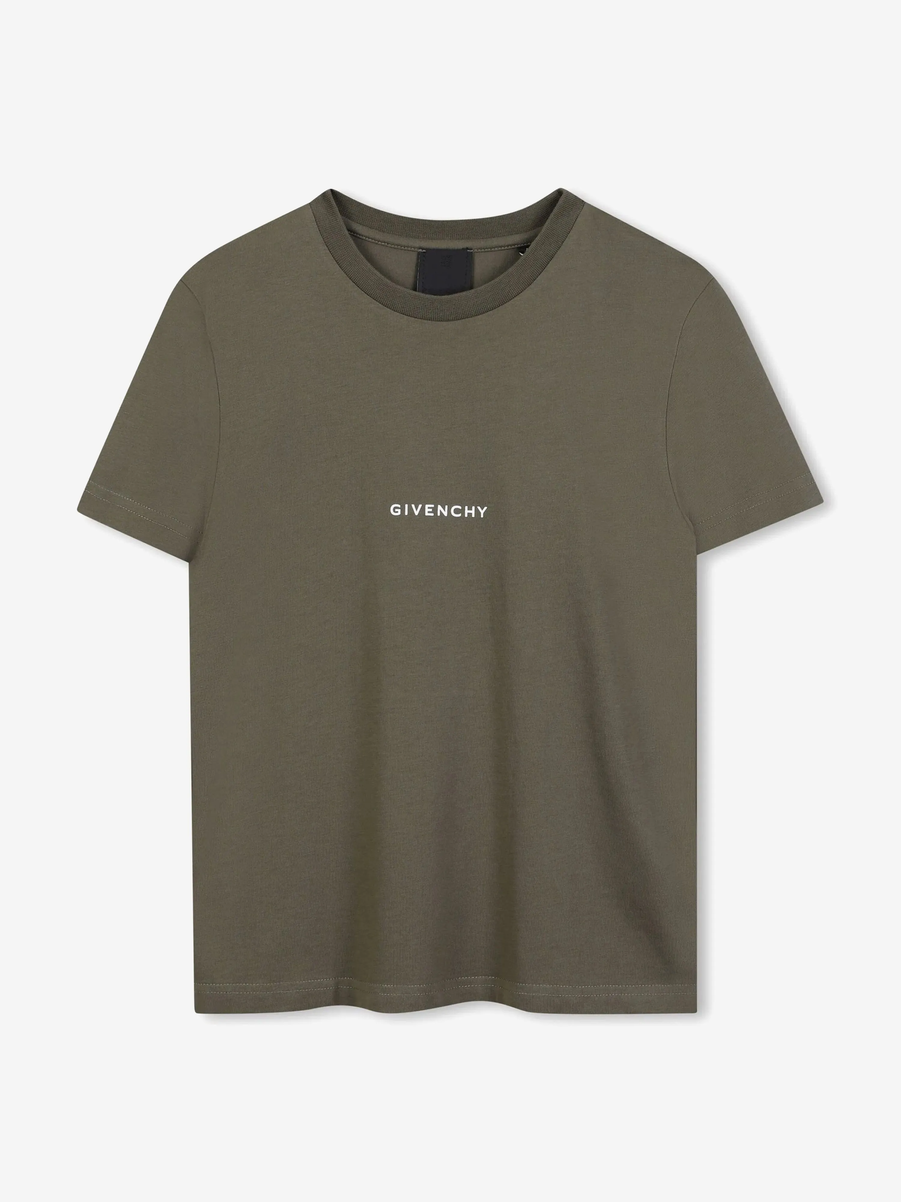 Boys Logo Print T-Shirt in Green
