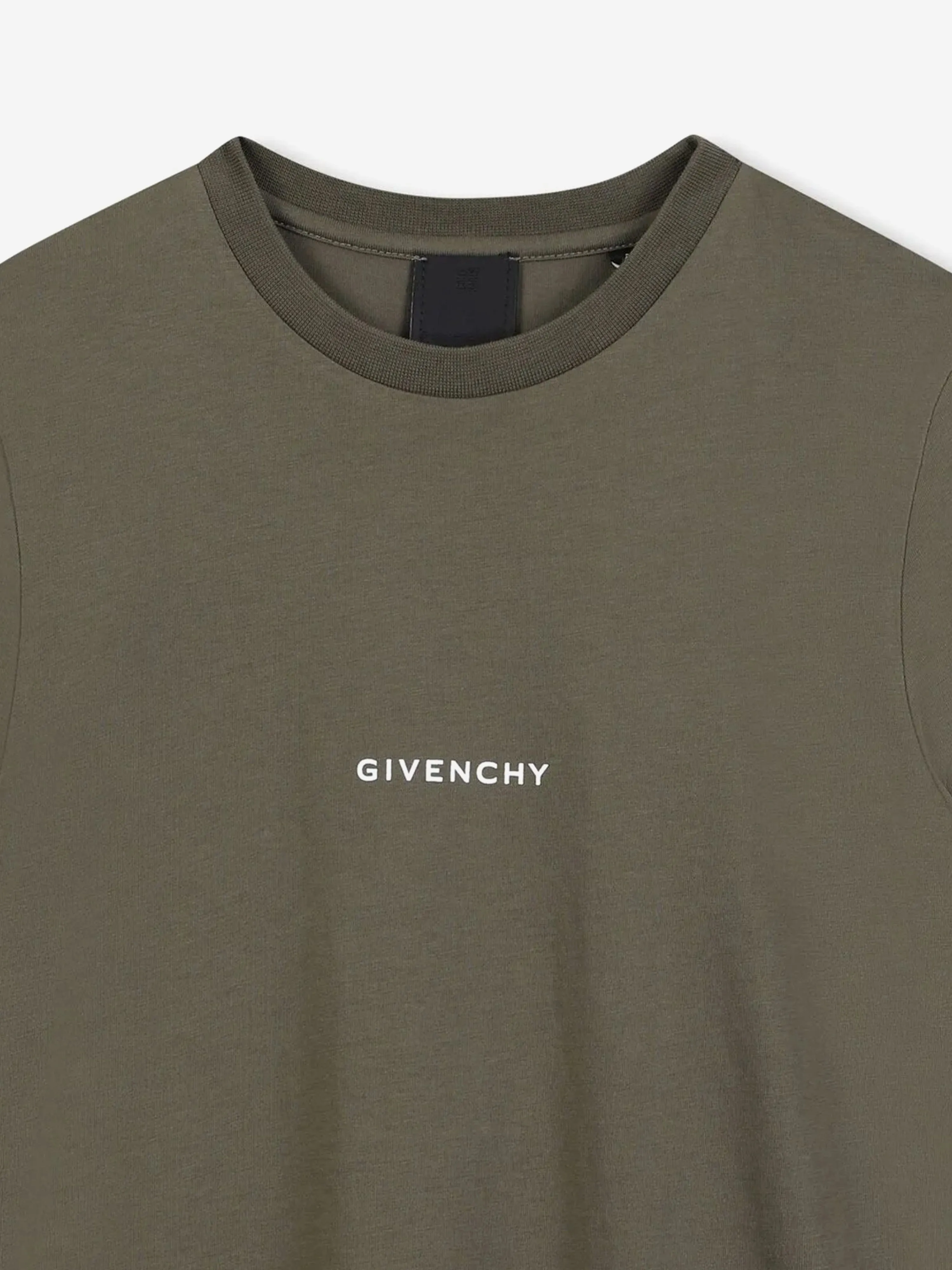 Boys Logo Print T-Shirt in Green