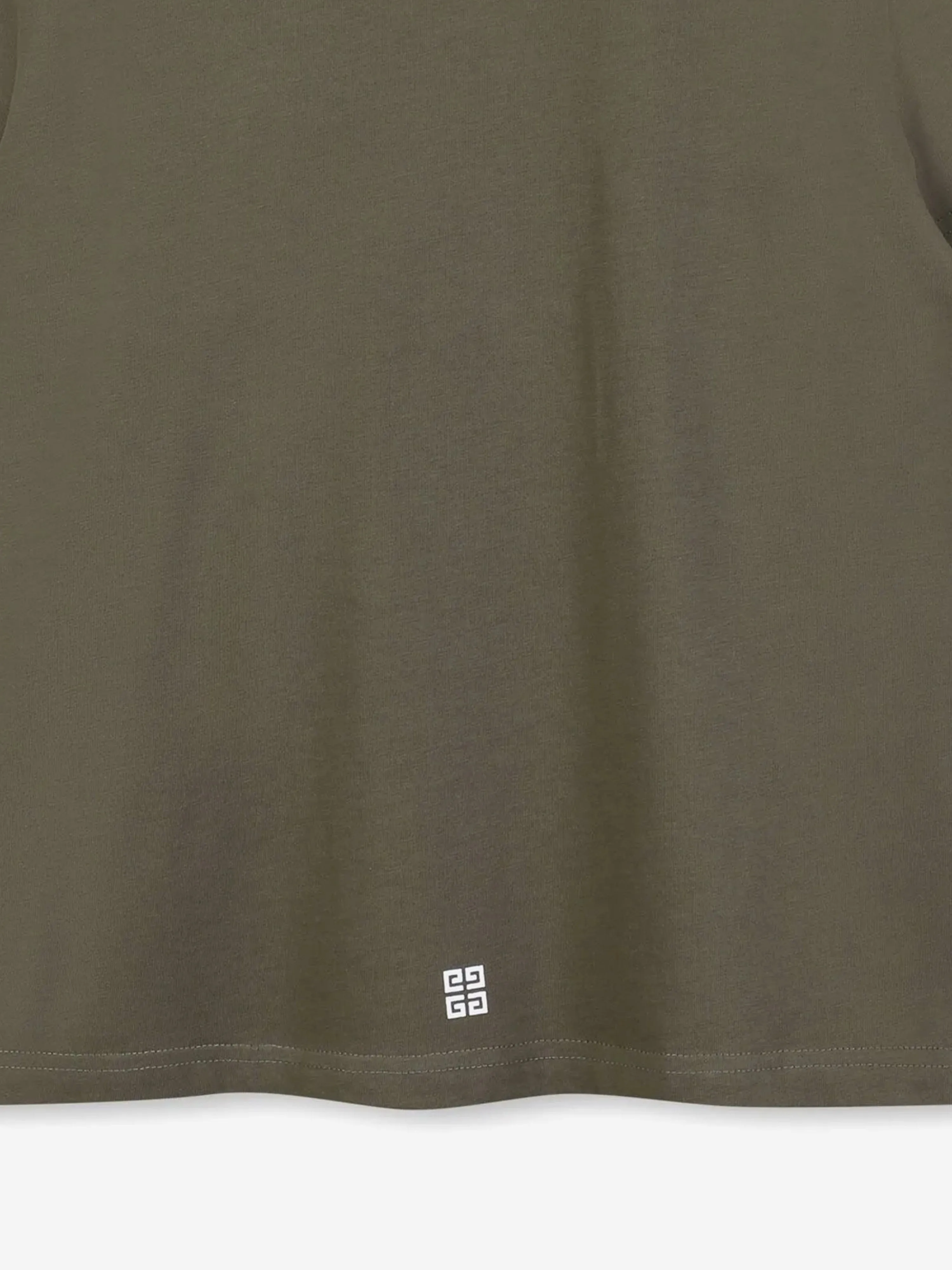 Boys Logo Print T-Shirt in Green