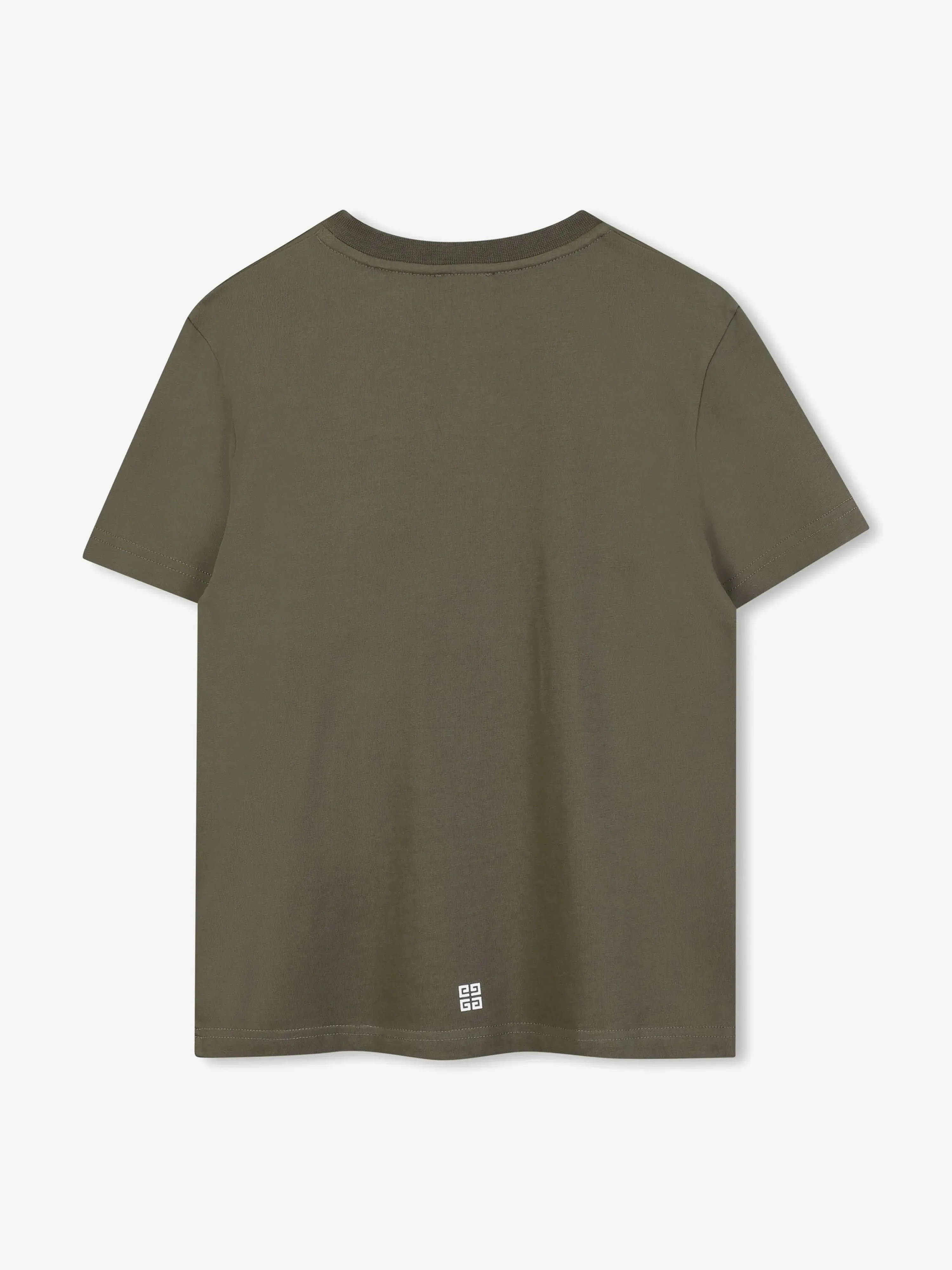 Boys Logo Print T-Shirt in Green