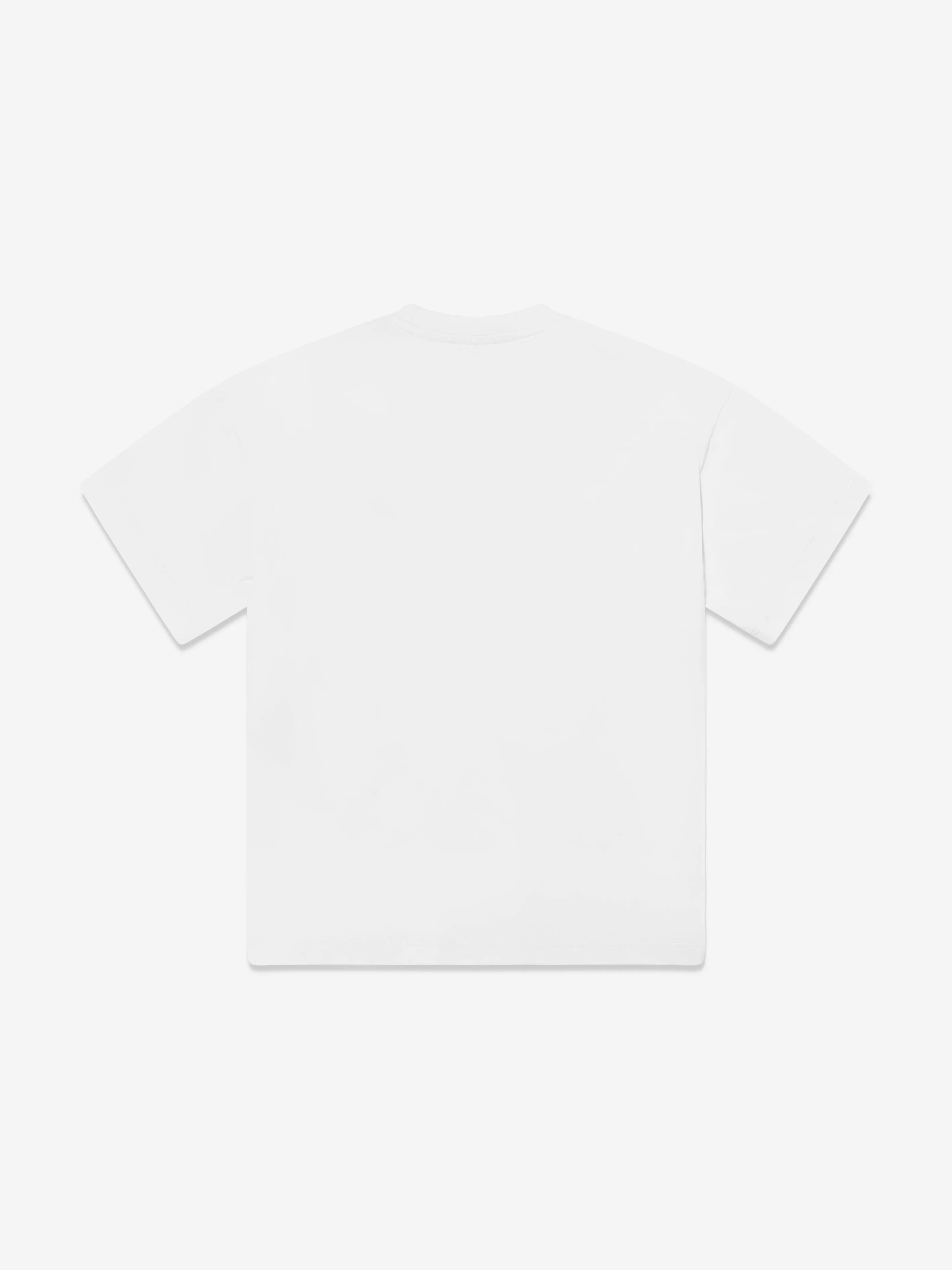 Boys Logo Print T-Shirt in Ivory