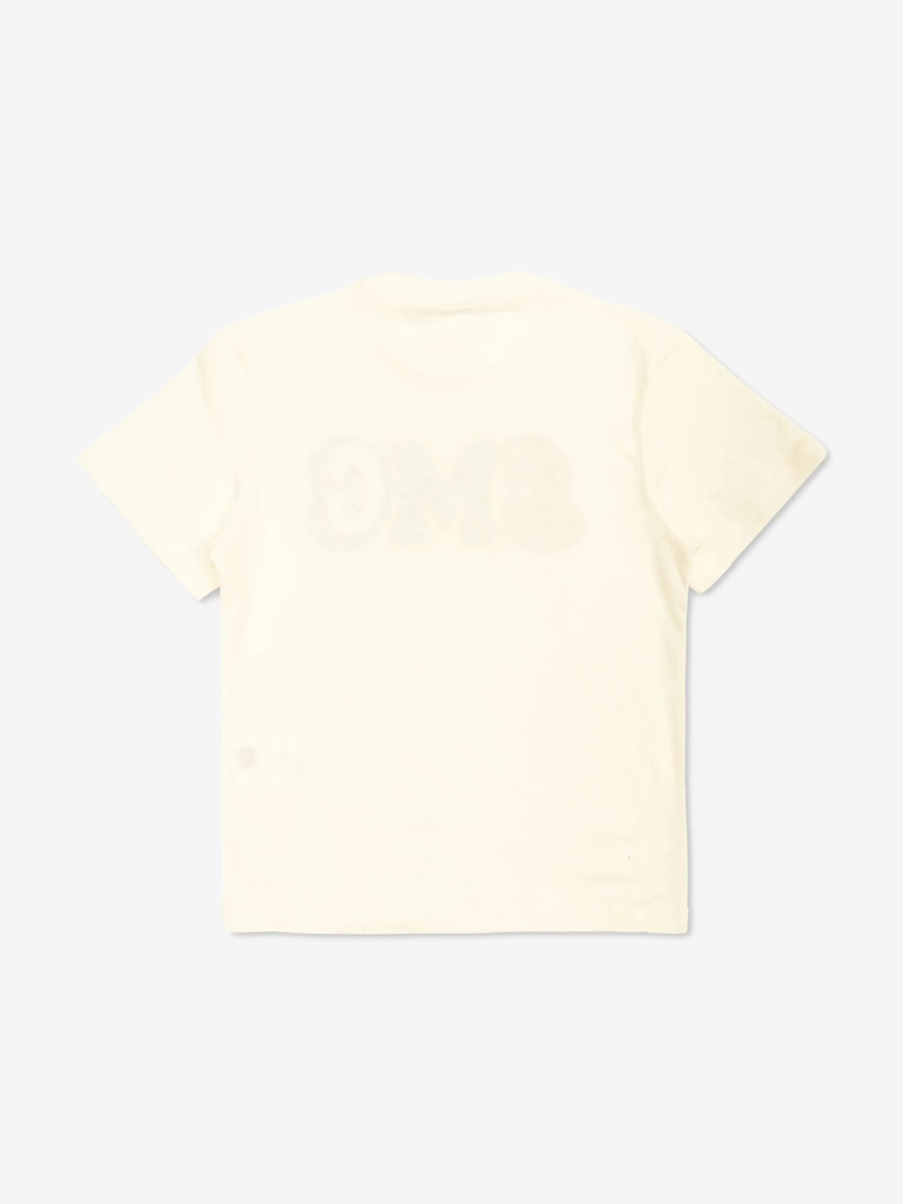 Boys Logo Print T-Shirt in White