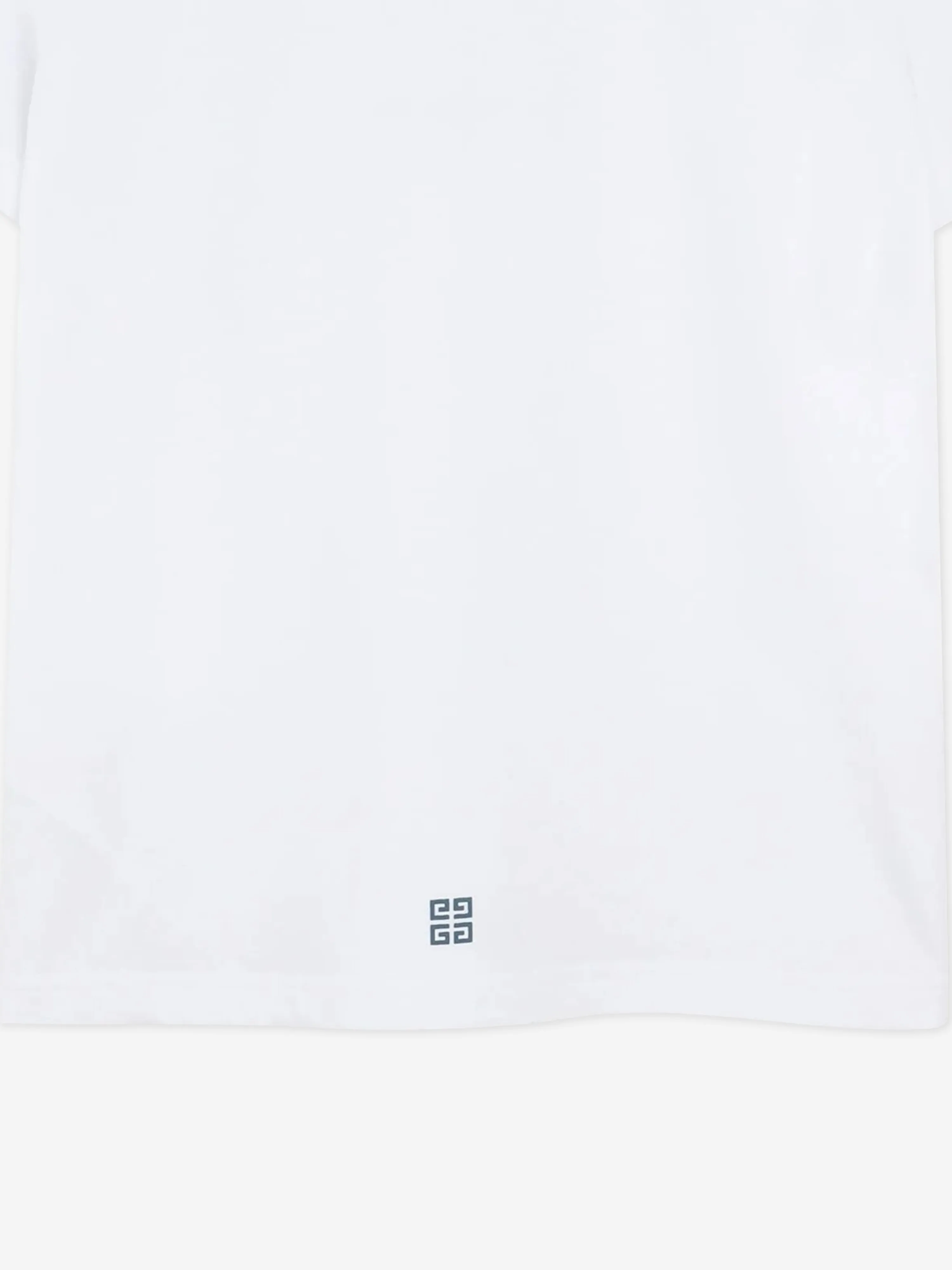 Boys Logo Print T-Shirt in White