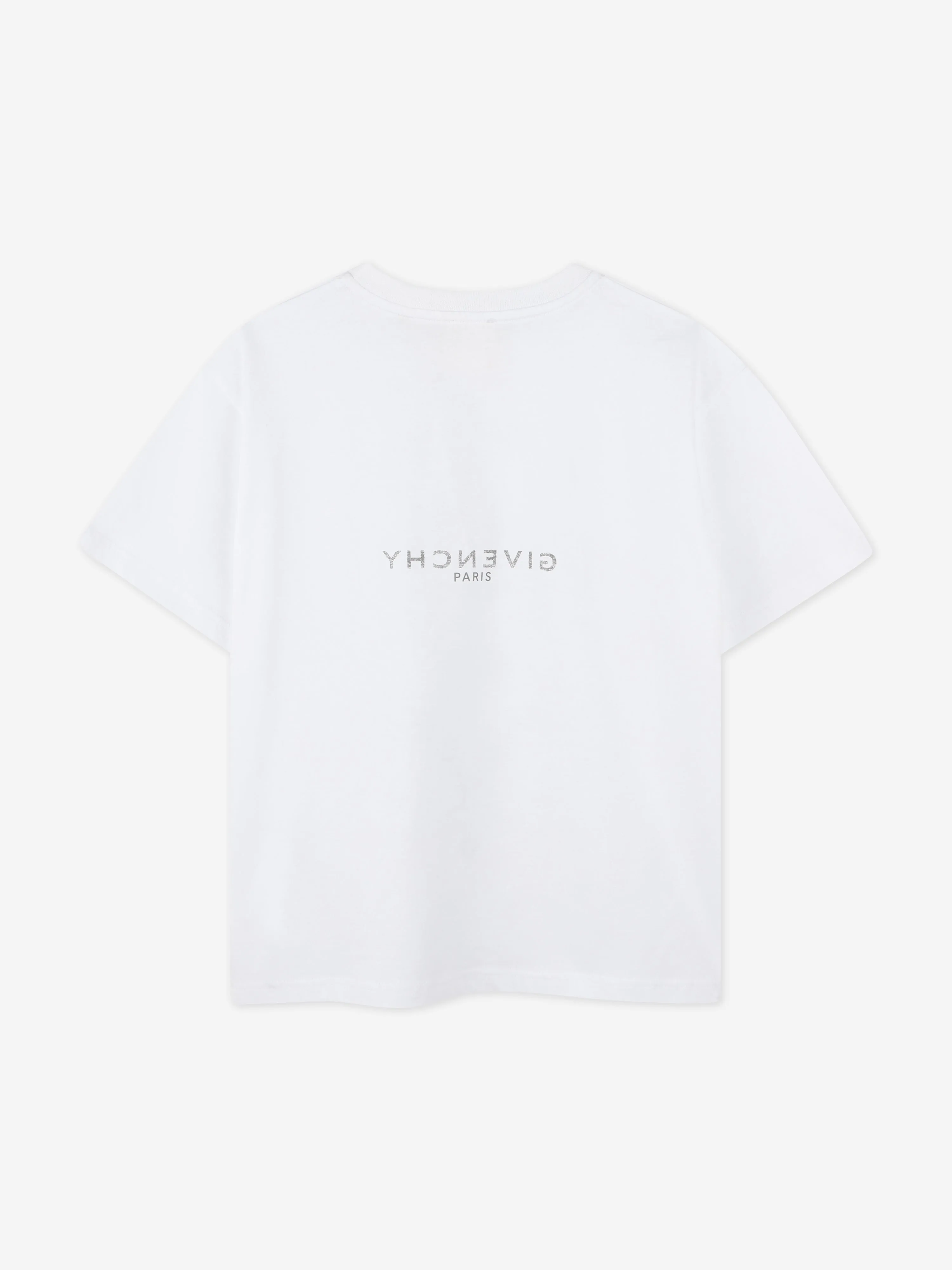 Boys Logo Print T-Shirt in White