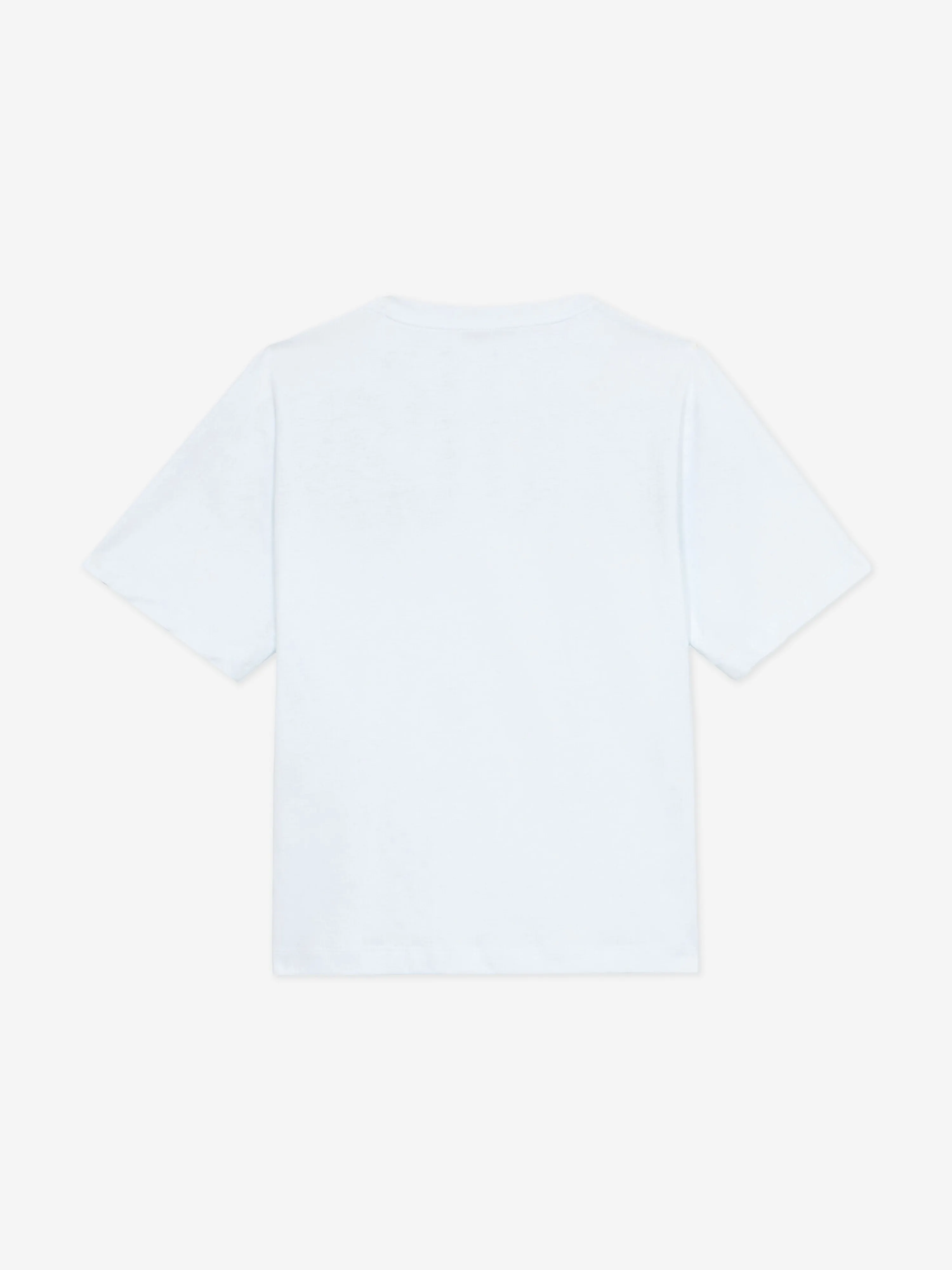 Boys Logo Print T-Shirt in White