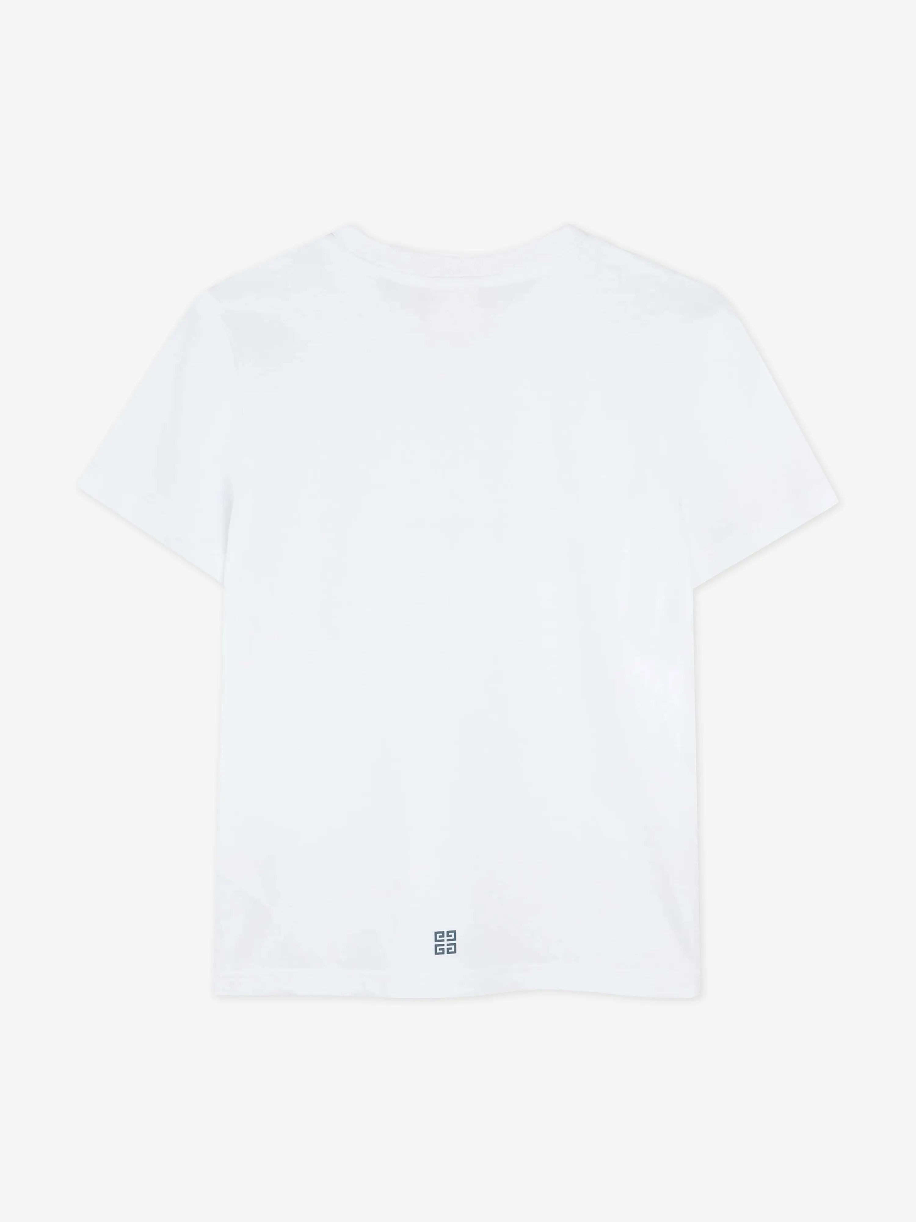 Boys Logo Print T-Shirt in White