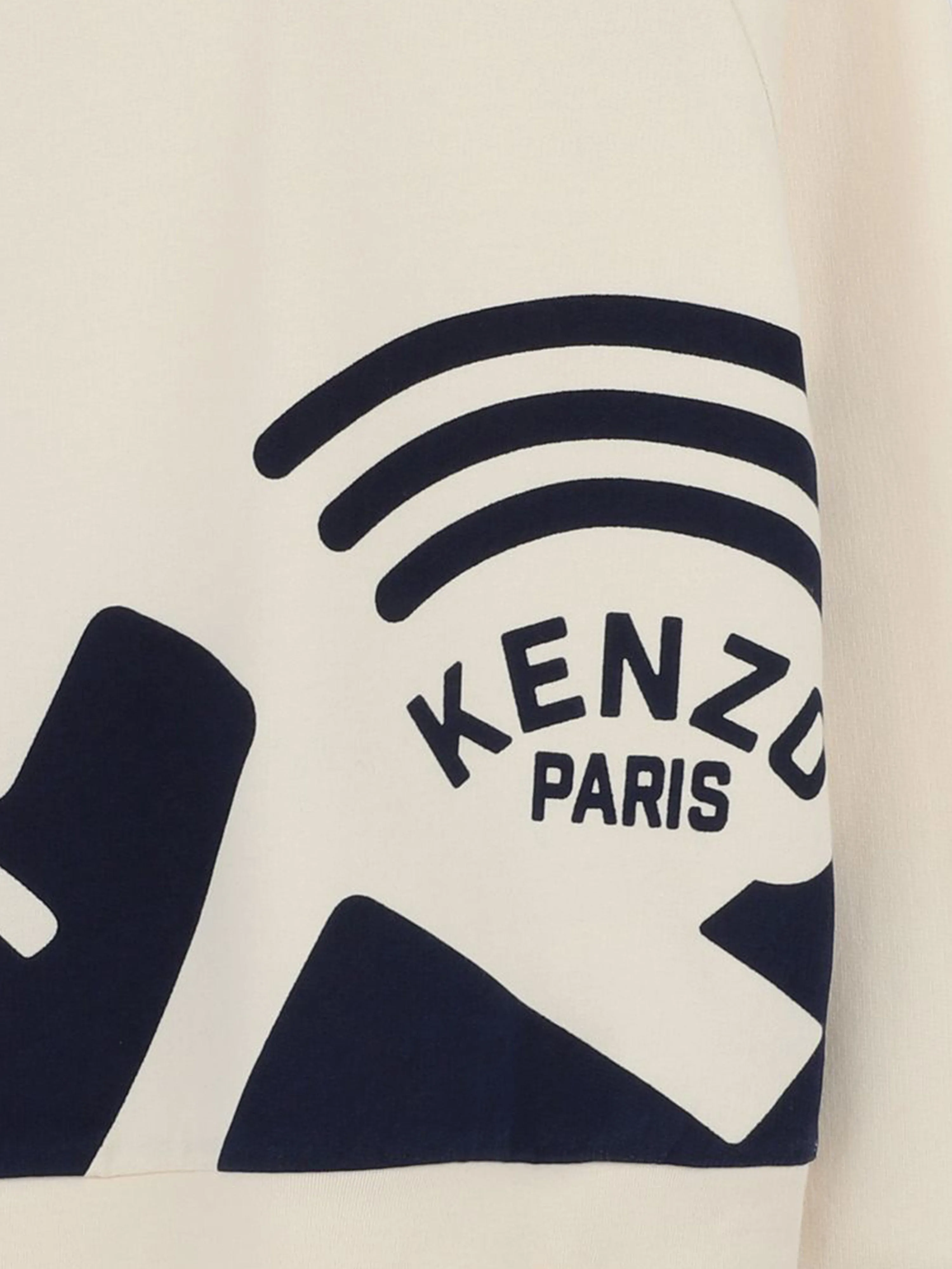 Boys Logo Sweatshirt in Beige