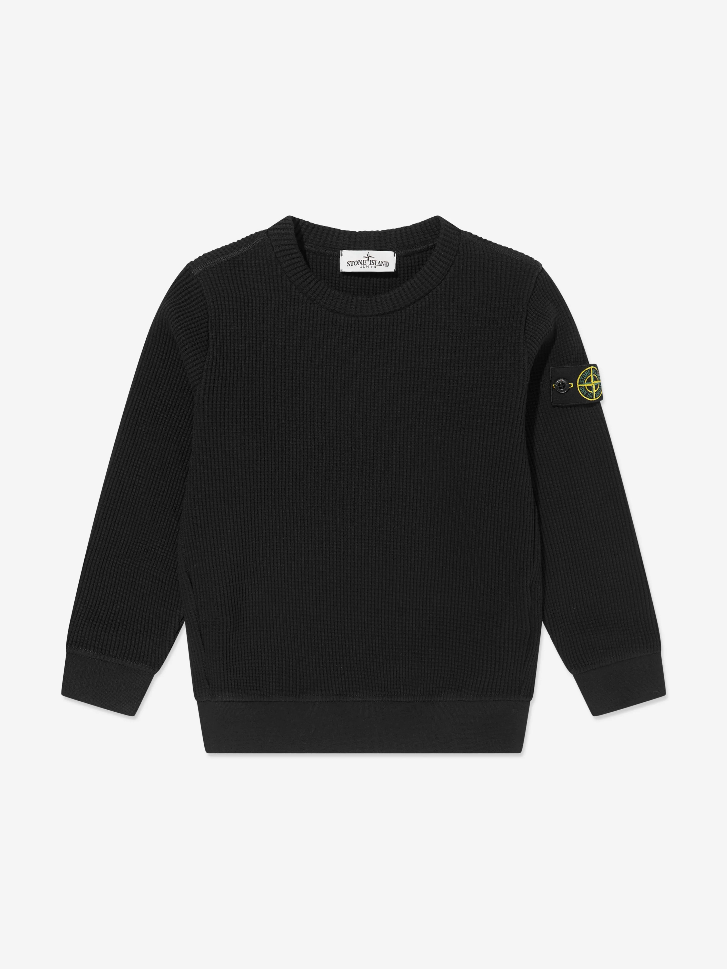 Boys Logo Sweatshirt in Black
