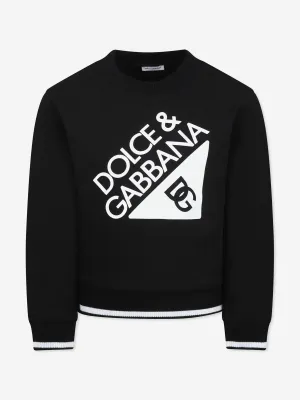 Boys Logo Sweatshirt in Black