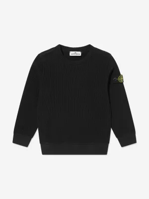 Boys Logo Sweatshirt in Black