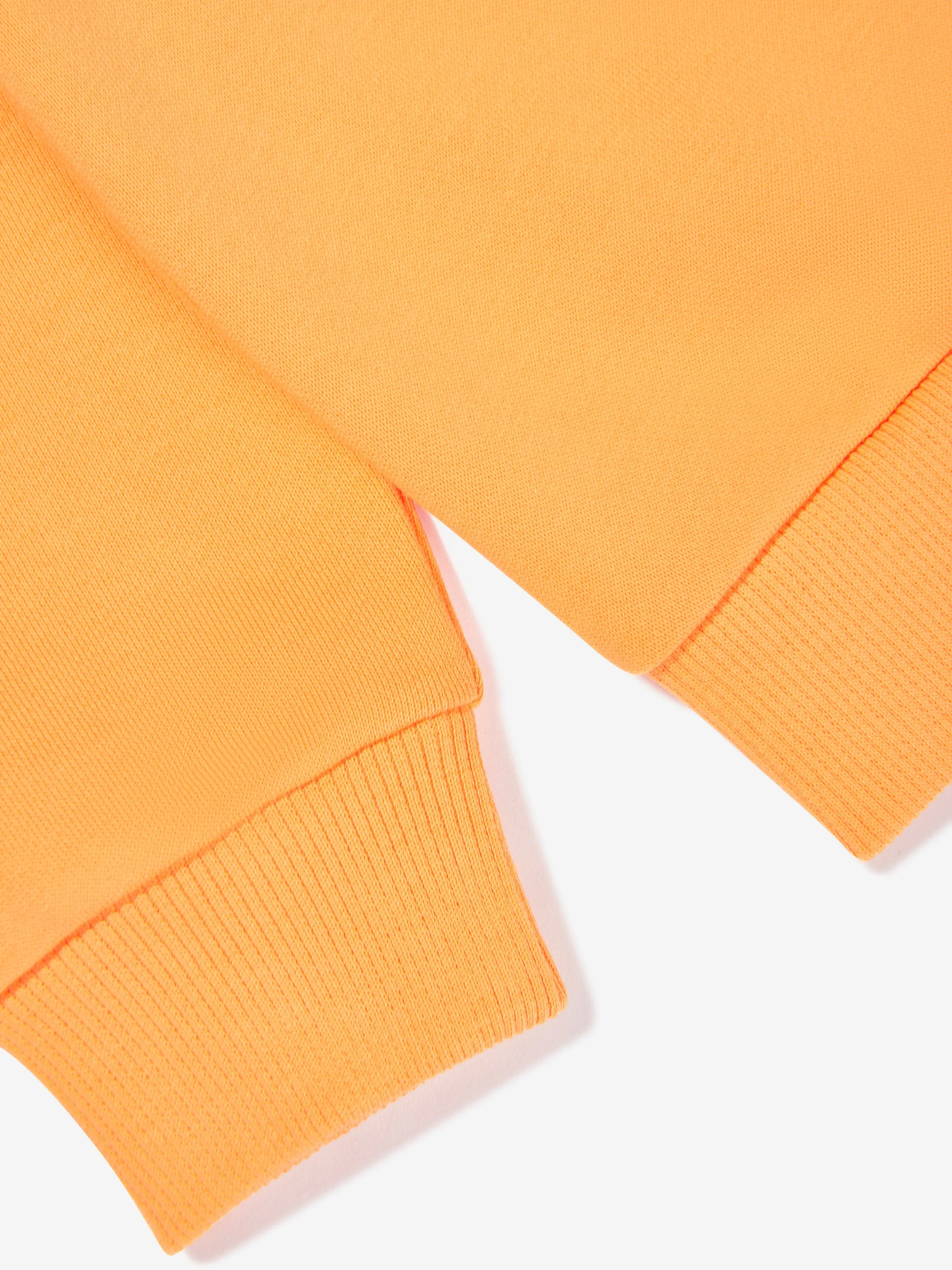 Boys Logo Sweatshirt in Orange