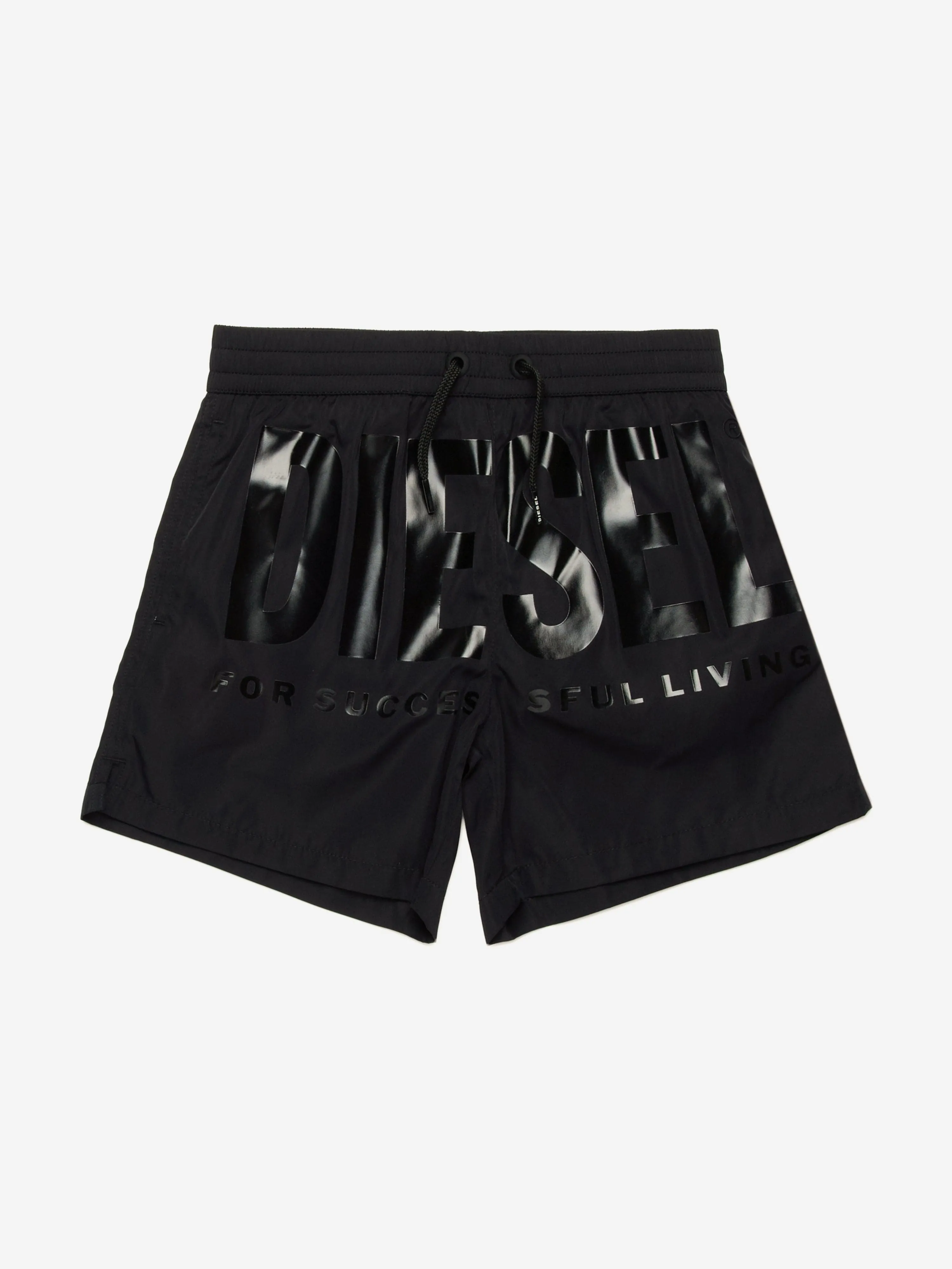 Boys Logo Swim Shorts in Black