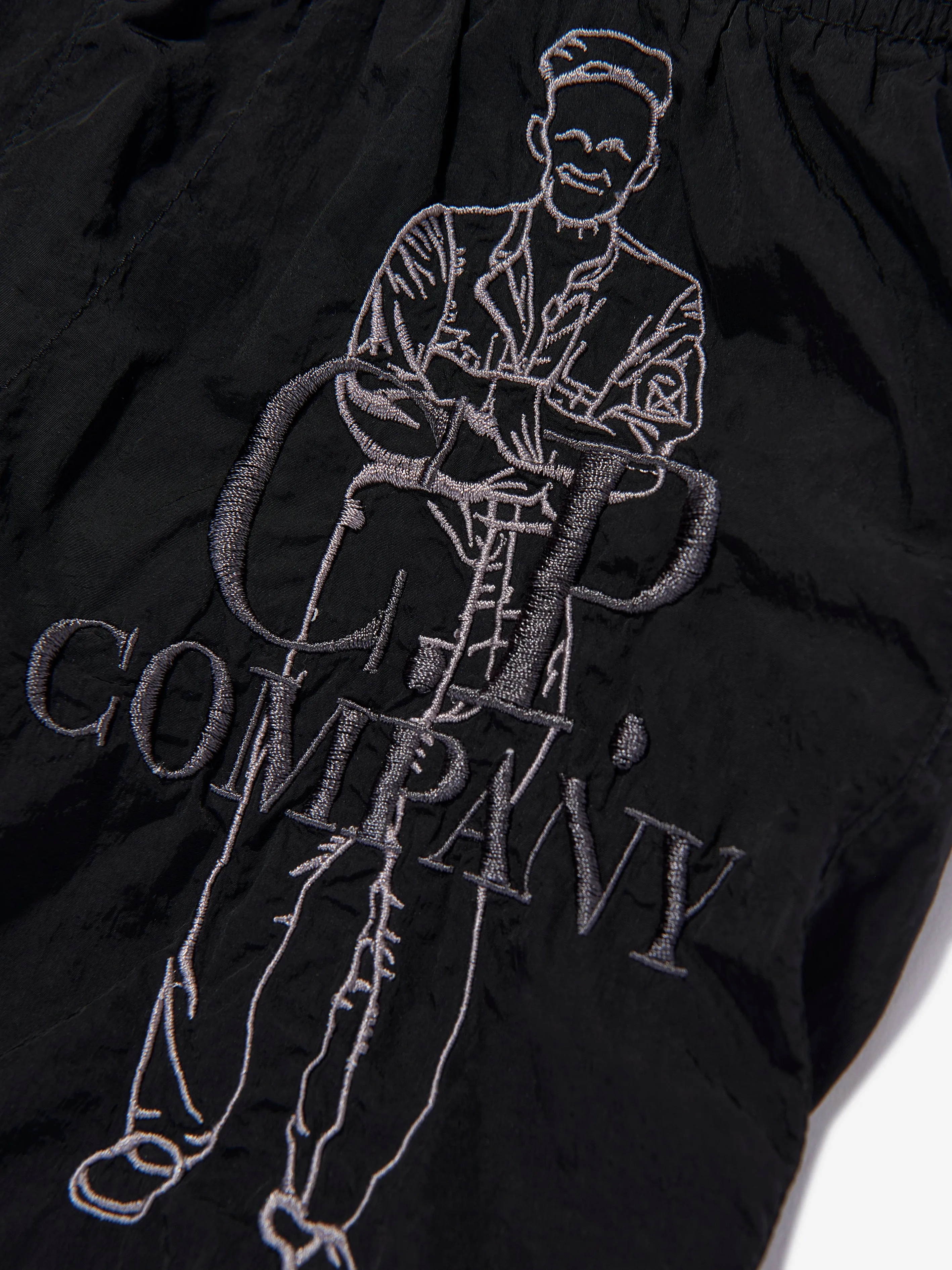 Boys Logo Swim Shorts in Black