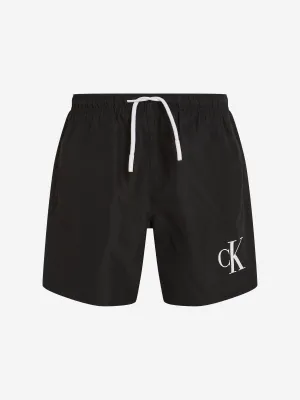 Boys Logo Swim Shorts in Black