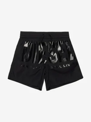 Boys Logo Swim Shorts in Black