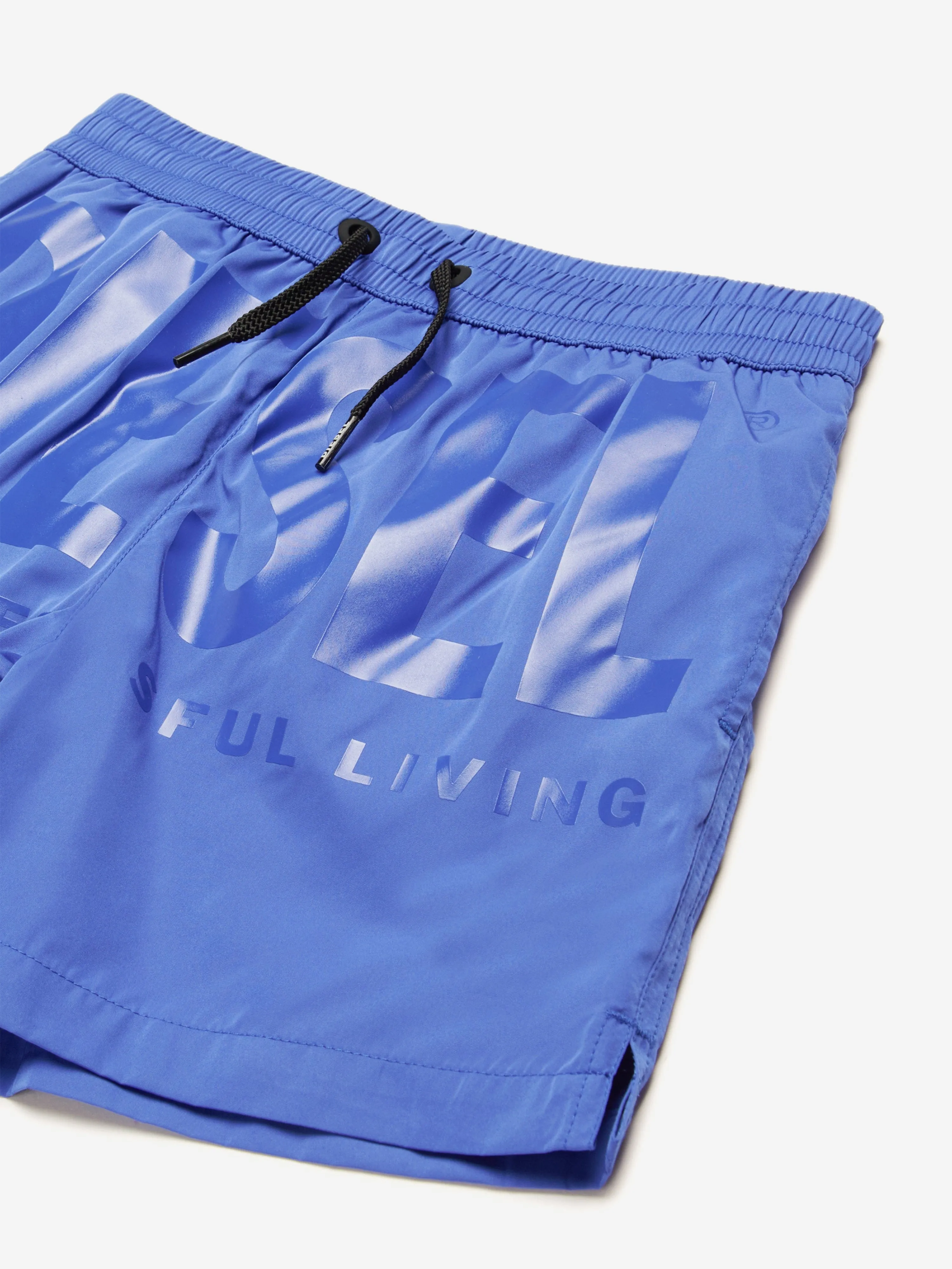 Boys Logo Swim Shorts in Blue