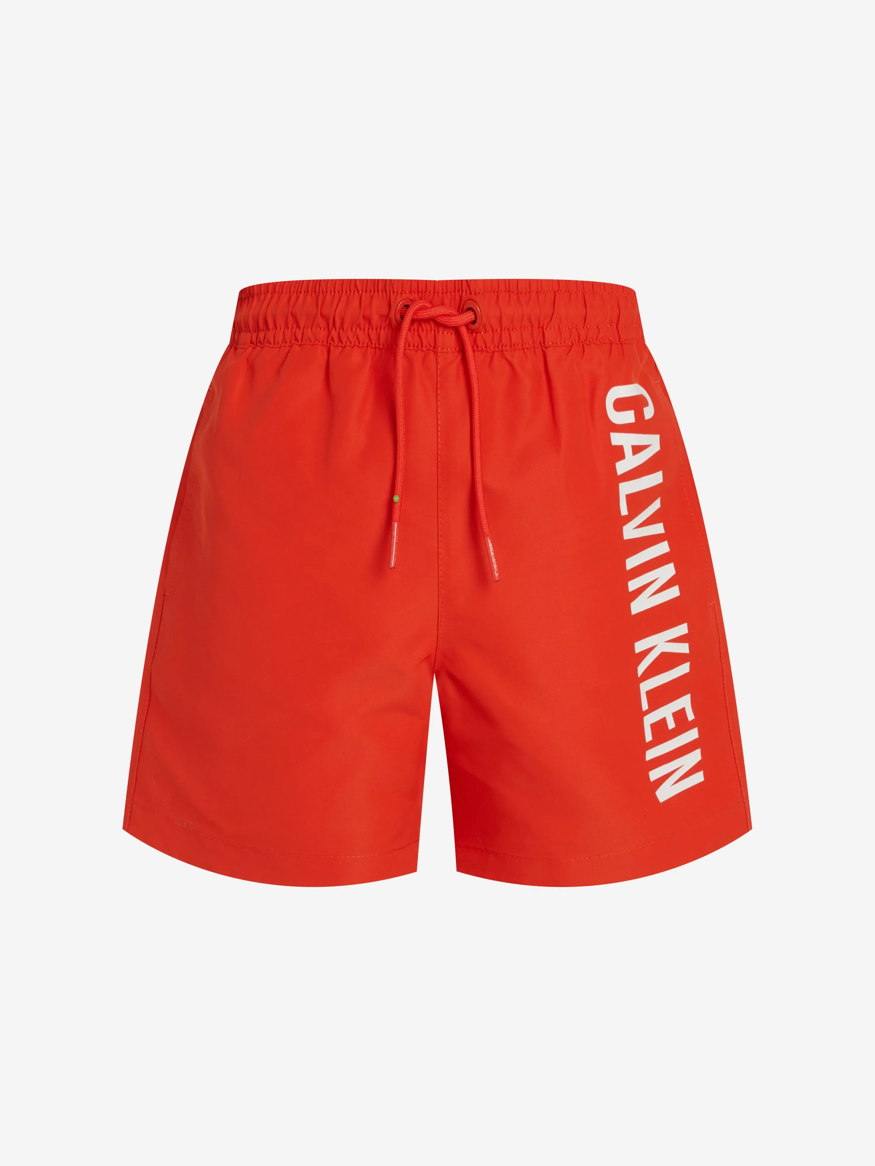 Boys Logo Swim Shorts in Red