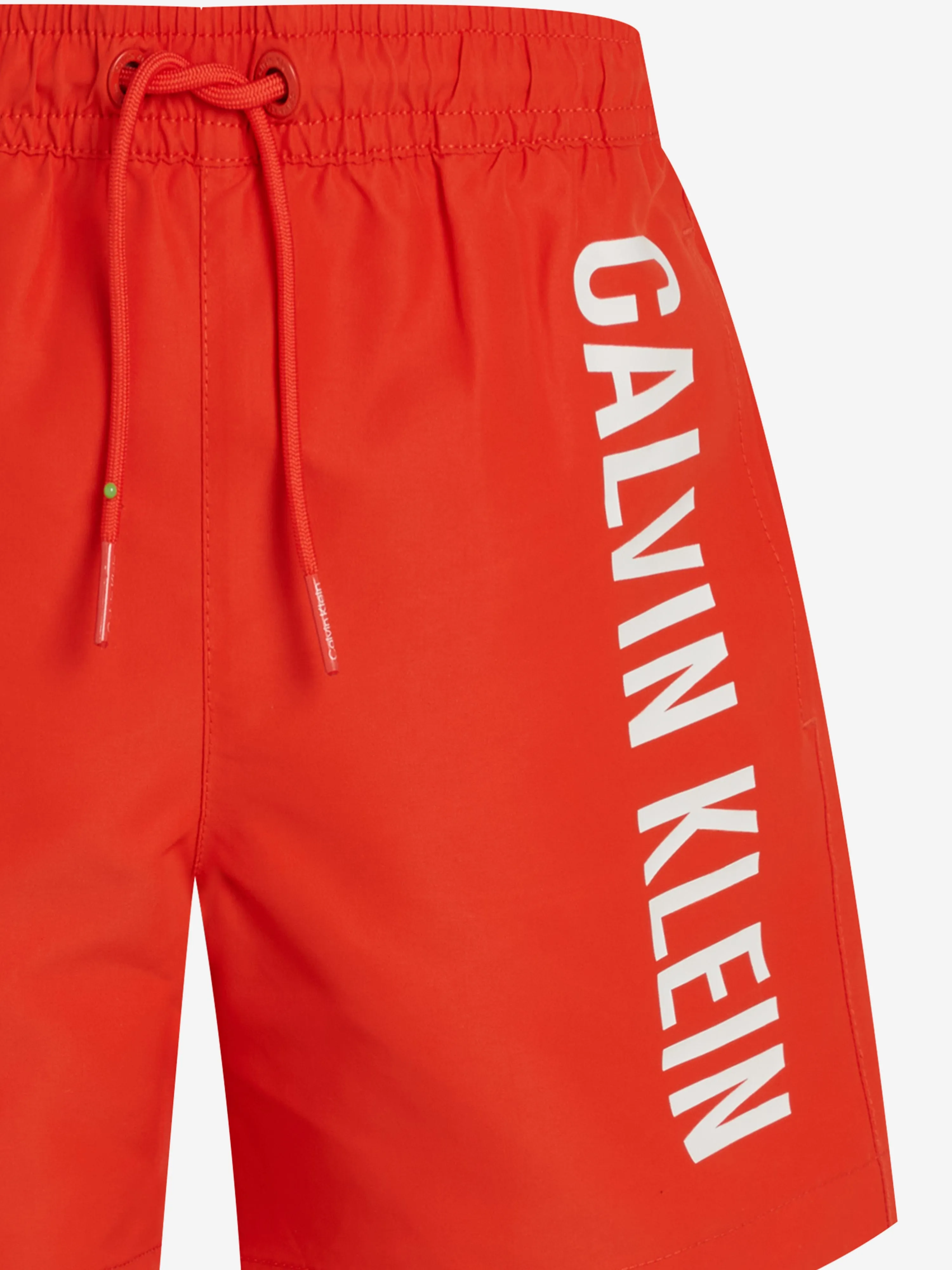 Boys Logo Swim Shorts in Red