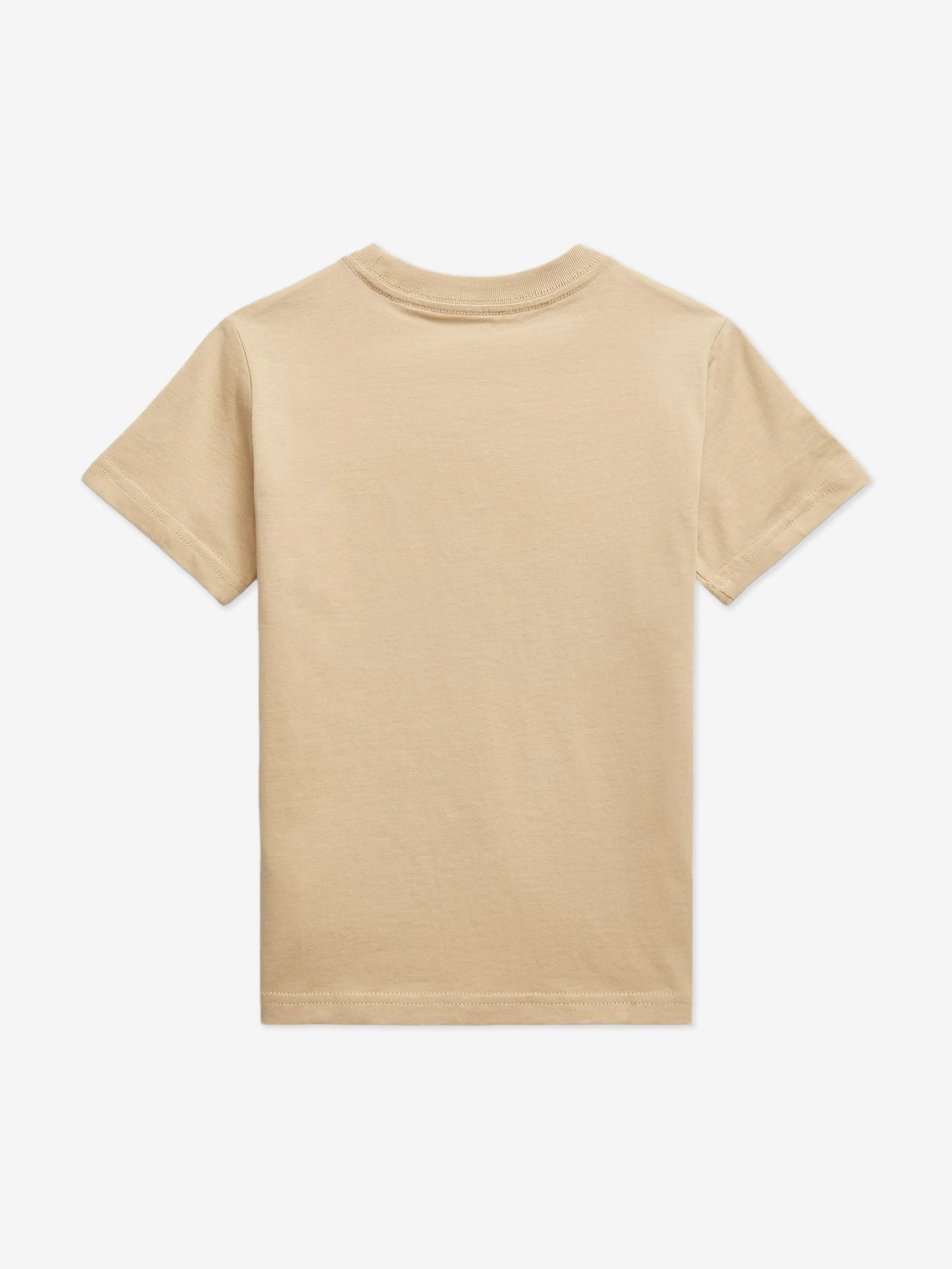 Boys Logo T-Shirt in Beige