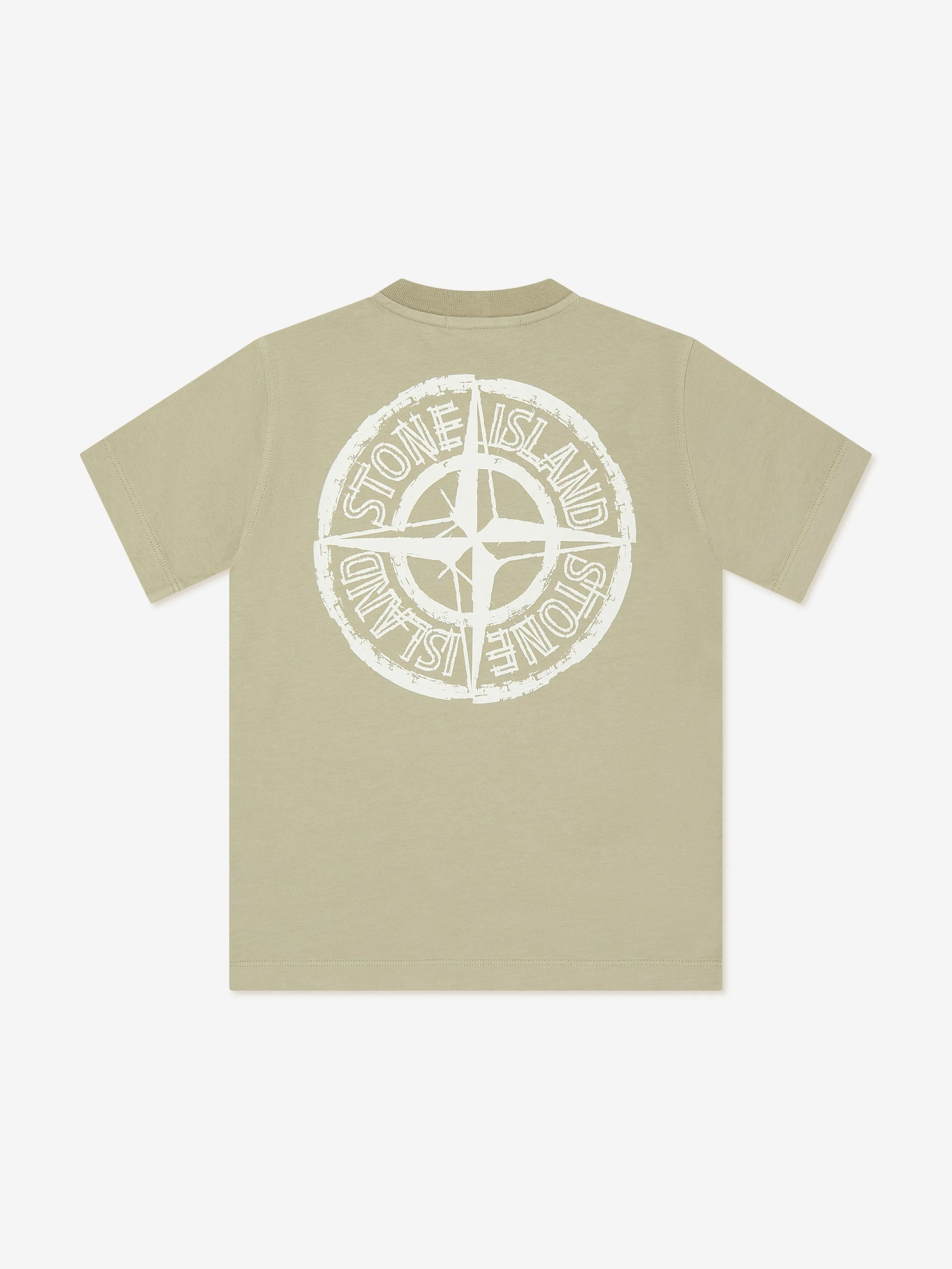 Boys Logo T-Shirt in Beige