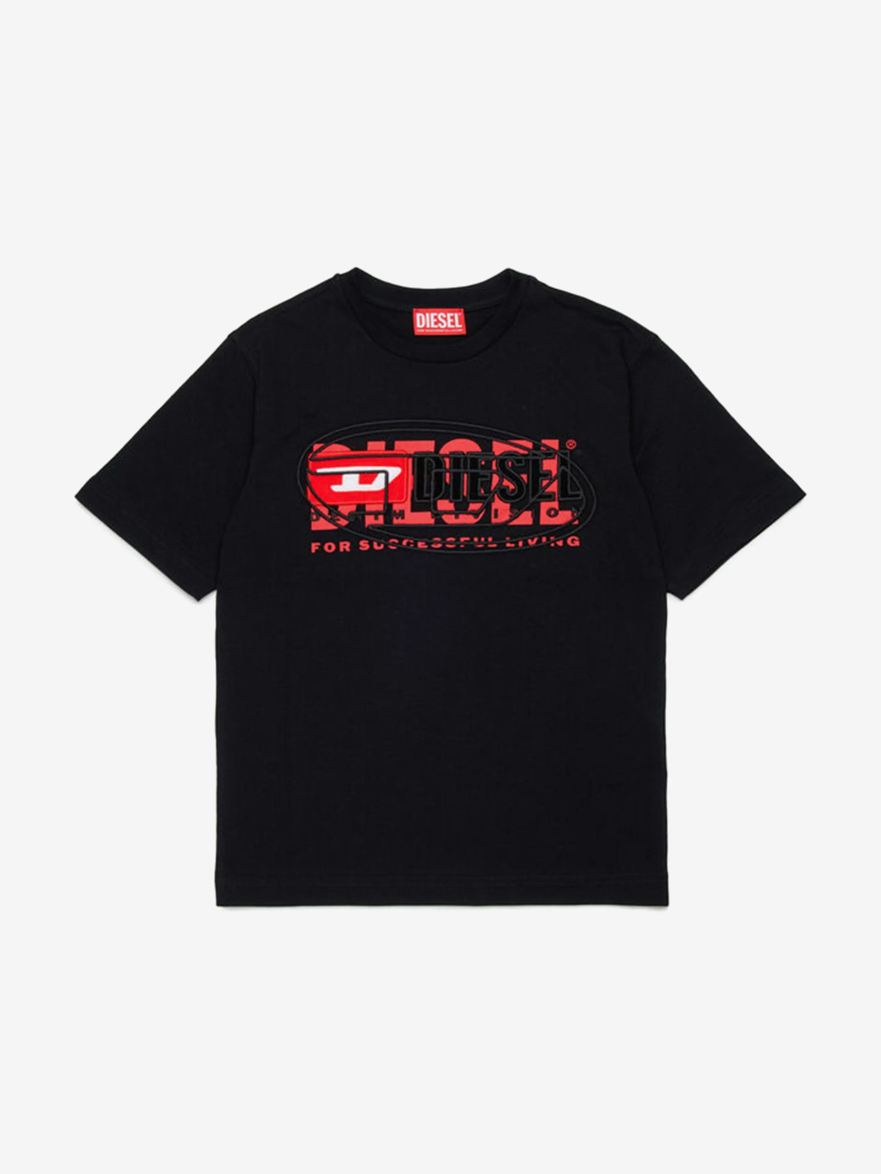 Boys Logo T-Shirt in Black