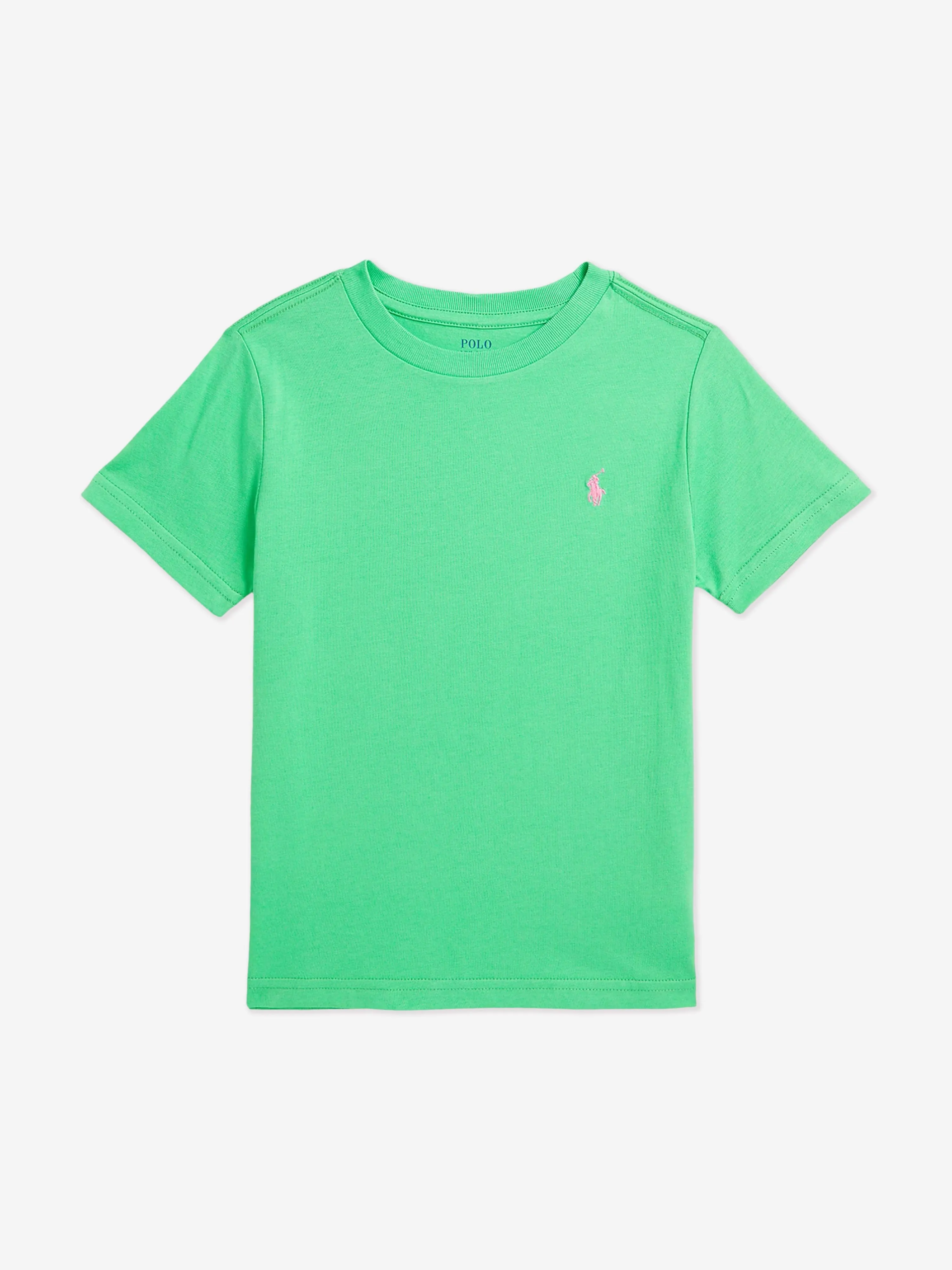 Boys Logo T-Shirt in Green