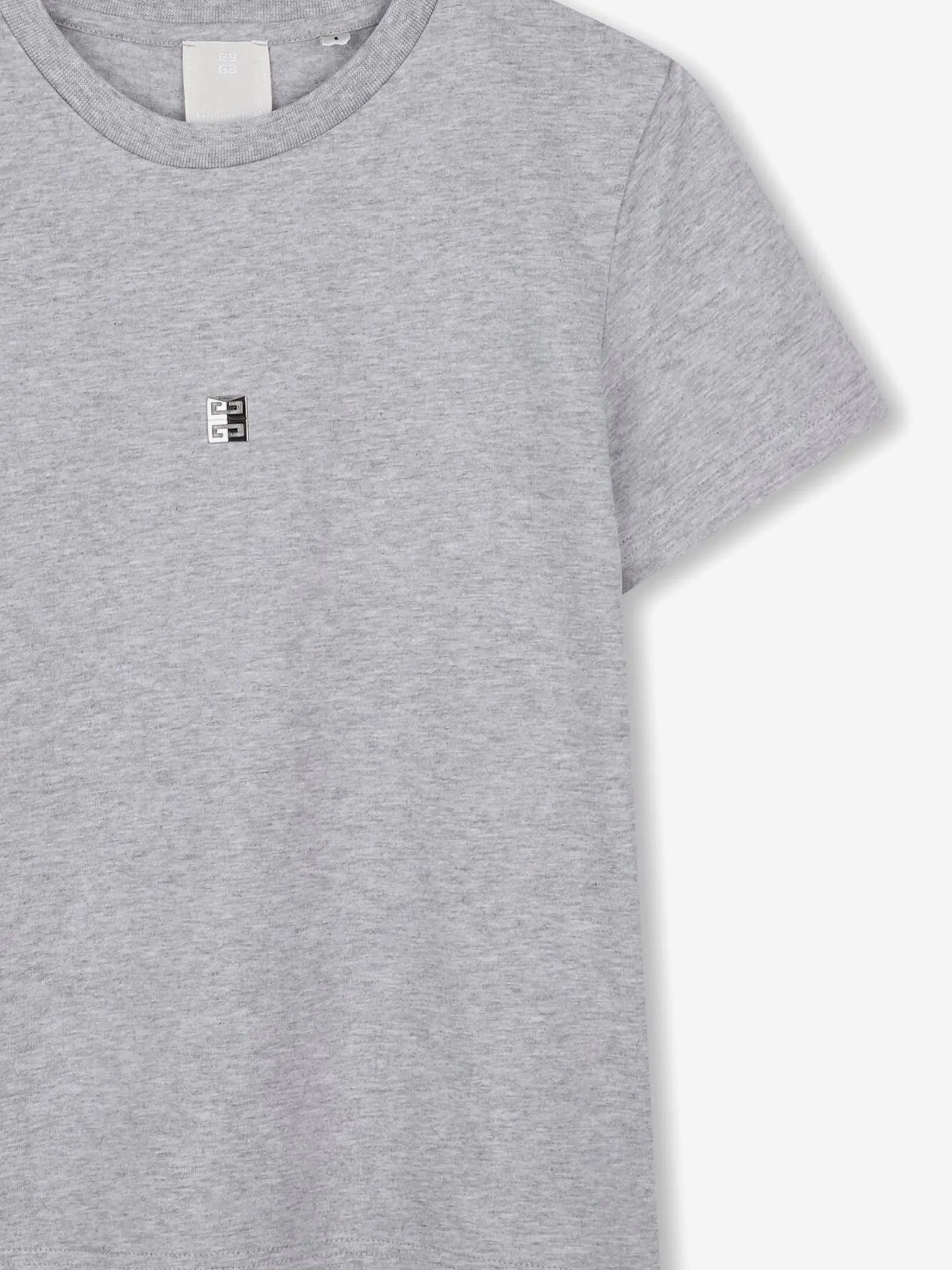 Boys Logo T-Shirt in Grey