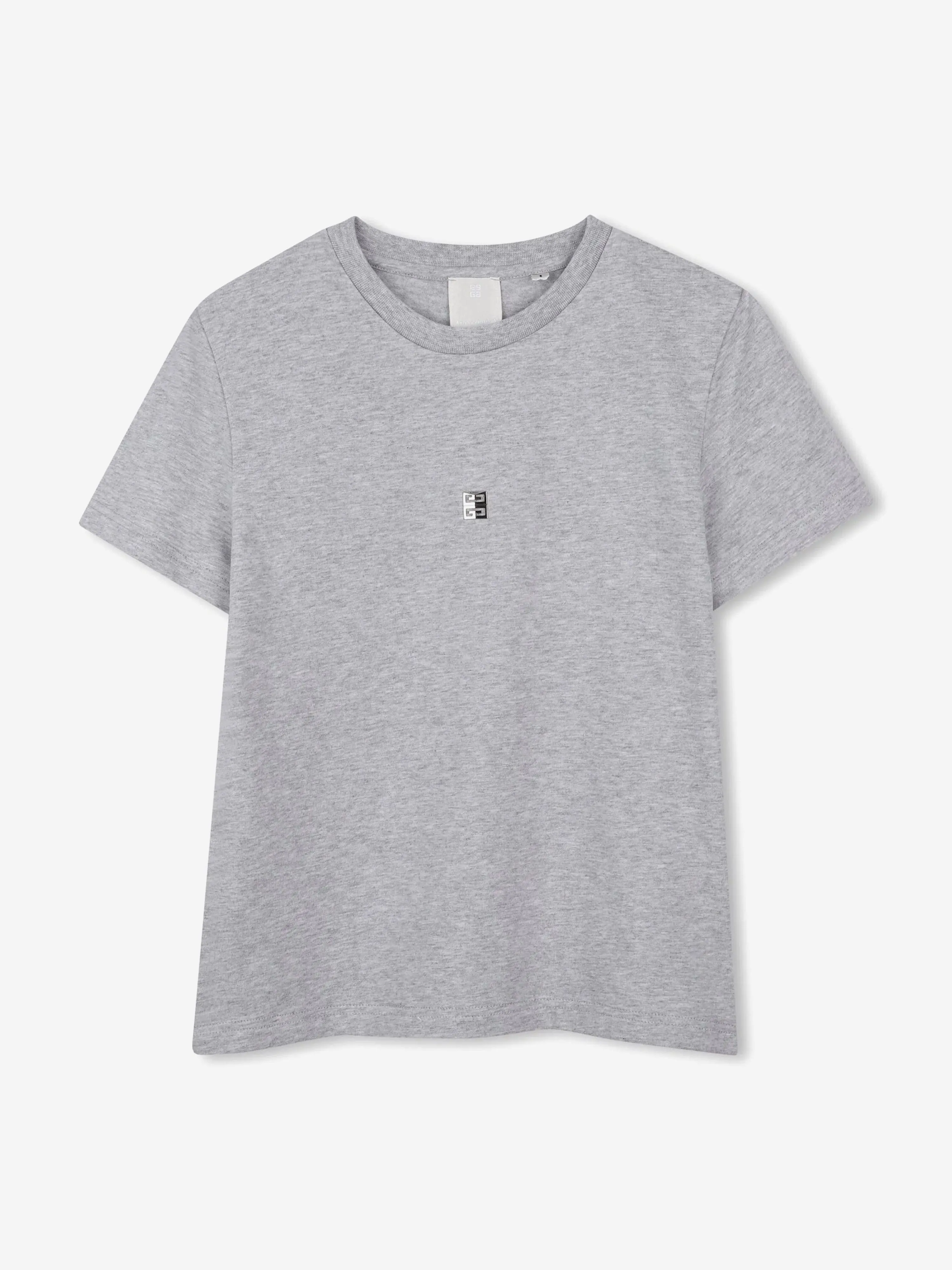 Boys Logo T-Shirt in Grey