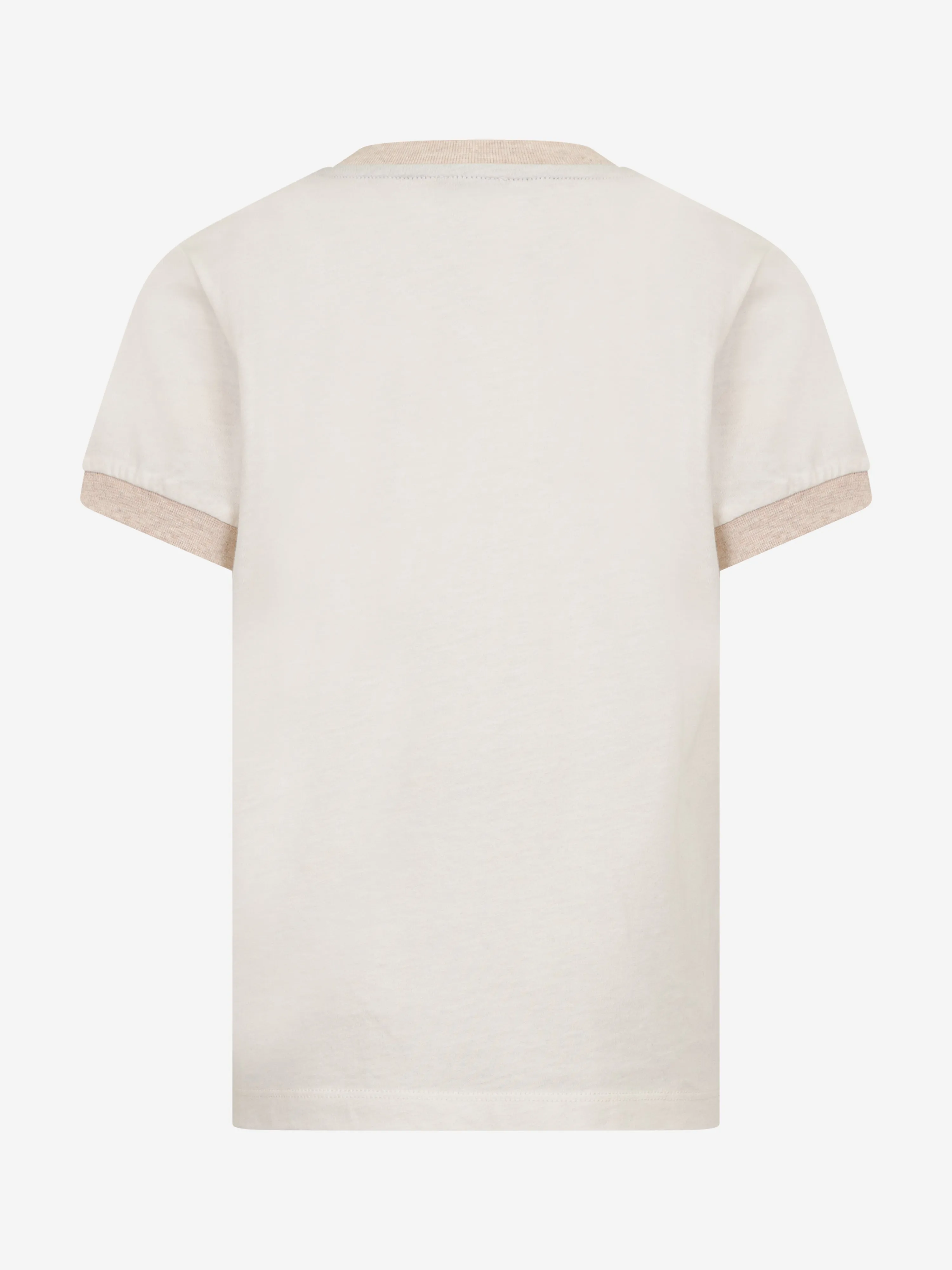 Boys Logo T-Shirt in Ivory