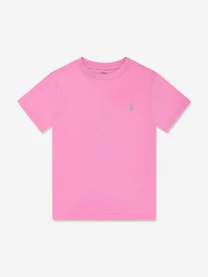 Boys Logo T-Shirt in Pink