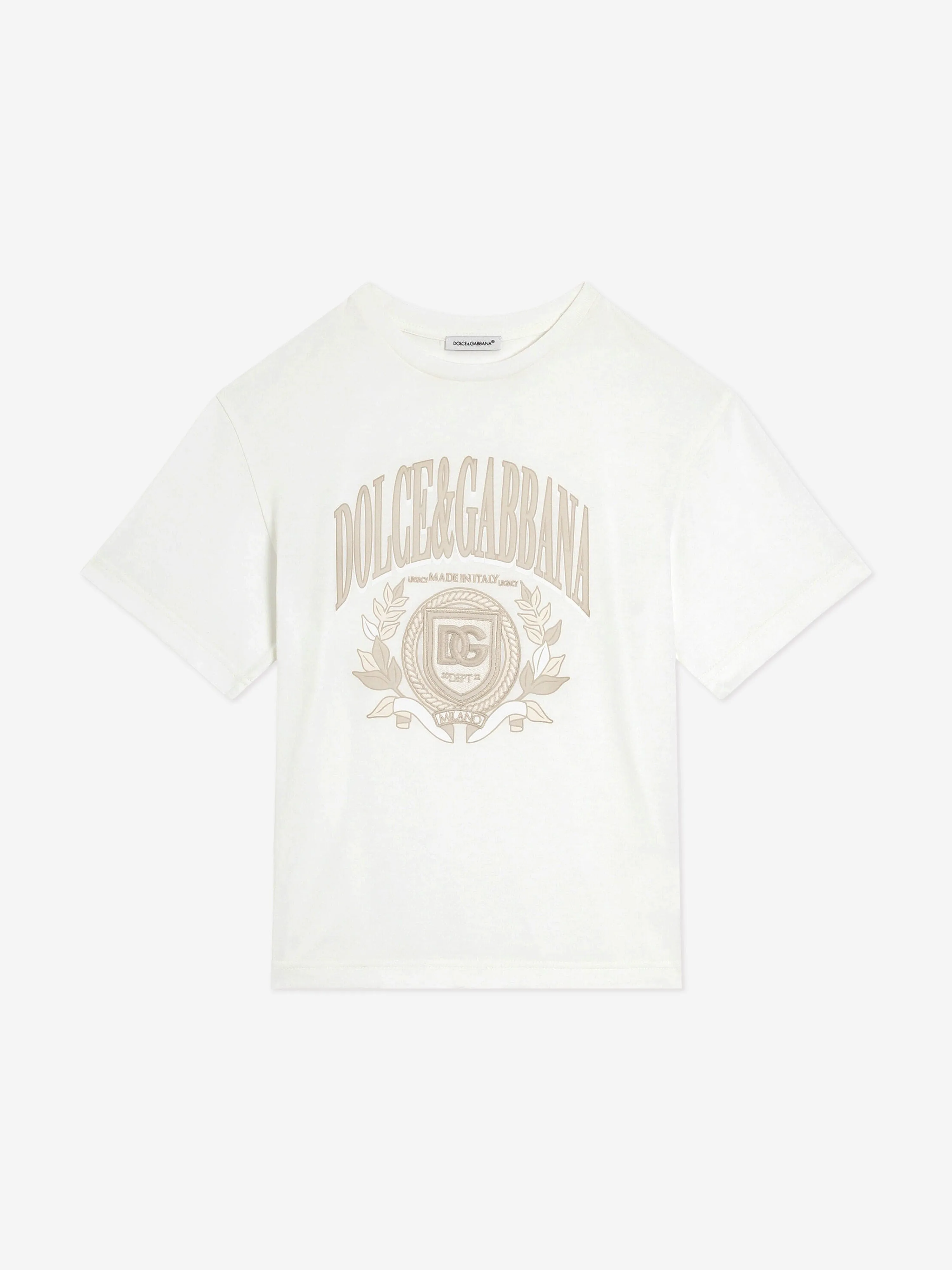 Boys Logo T-Shirt in White