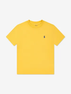 Boys Logo T-Shirt in Yellow