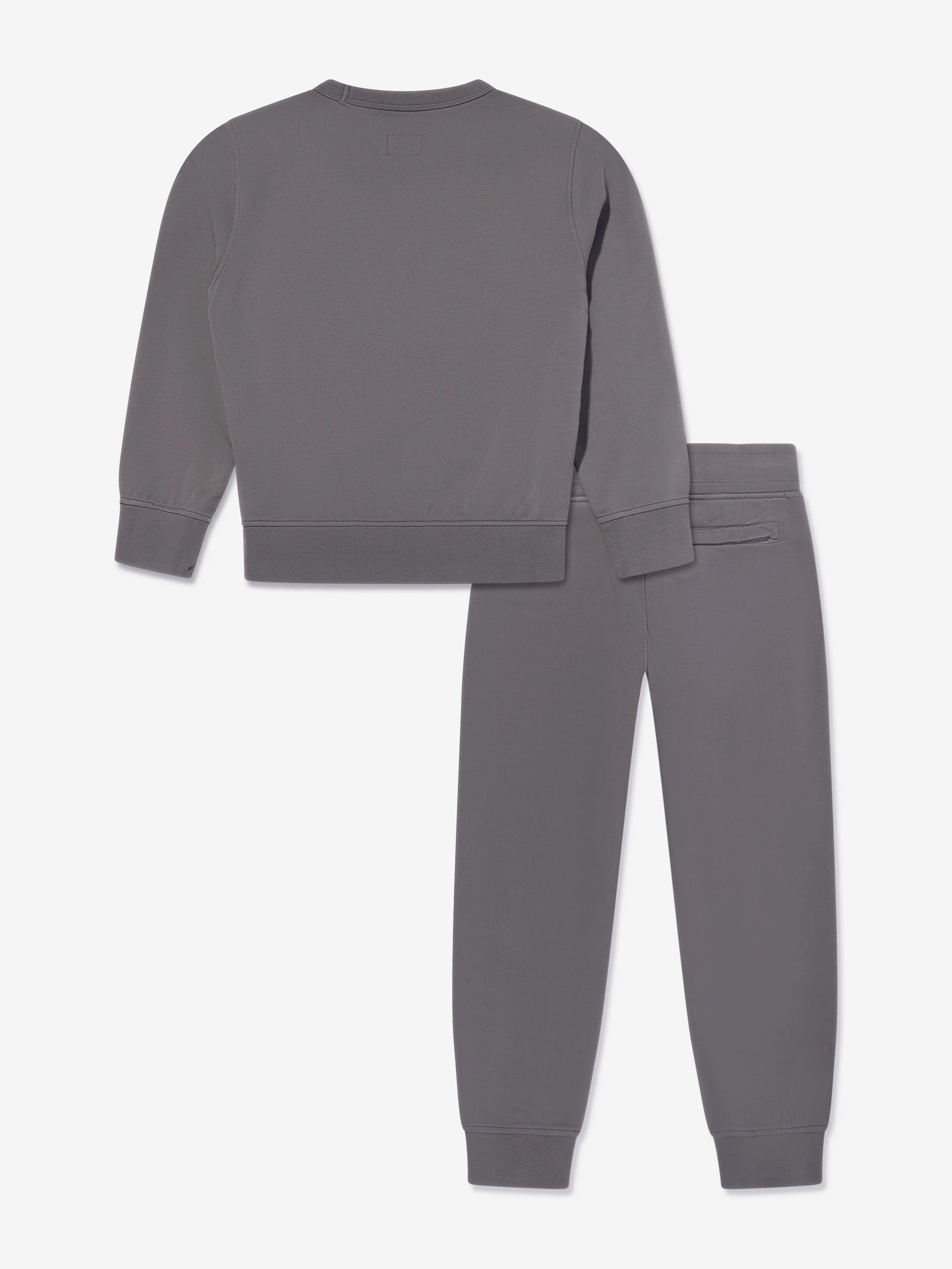 Boys Logo Tracksuit in Grey