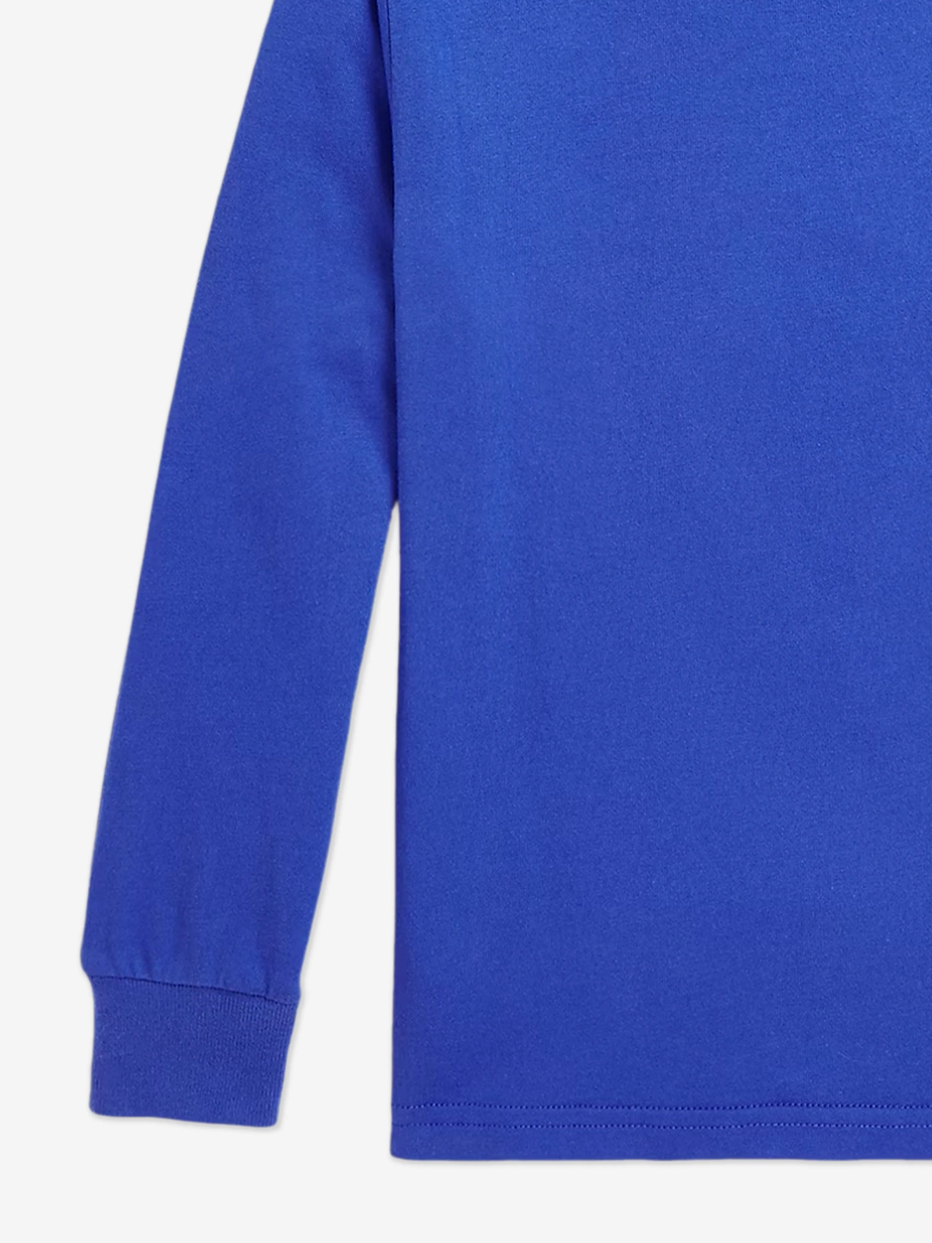 Boys Long Sleeve Polo Bear T-Shirt in Blue
