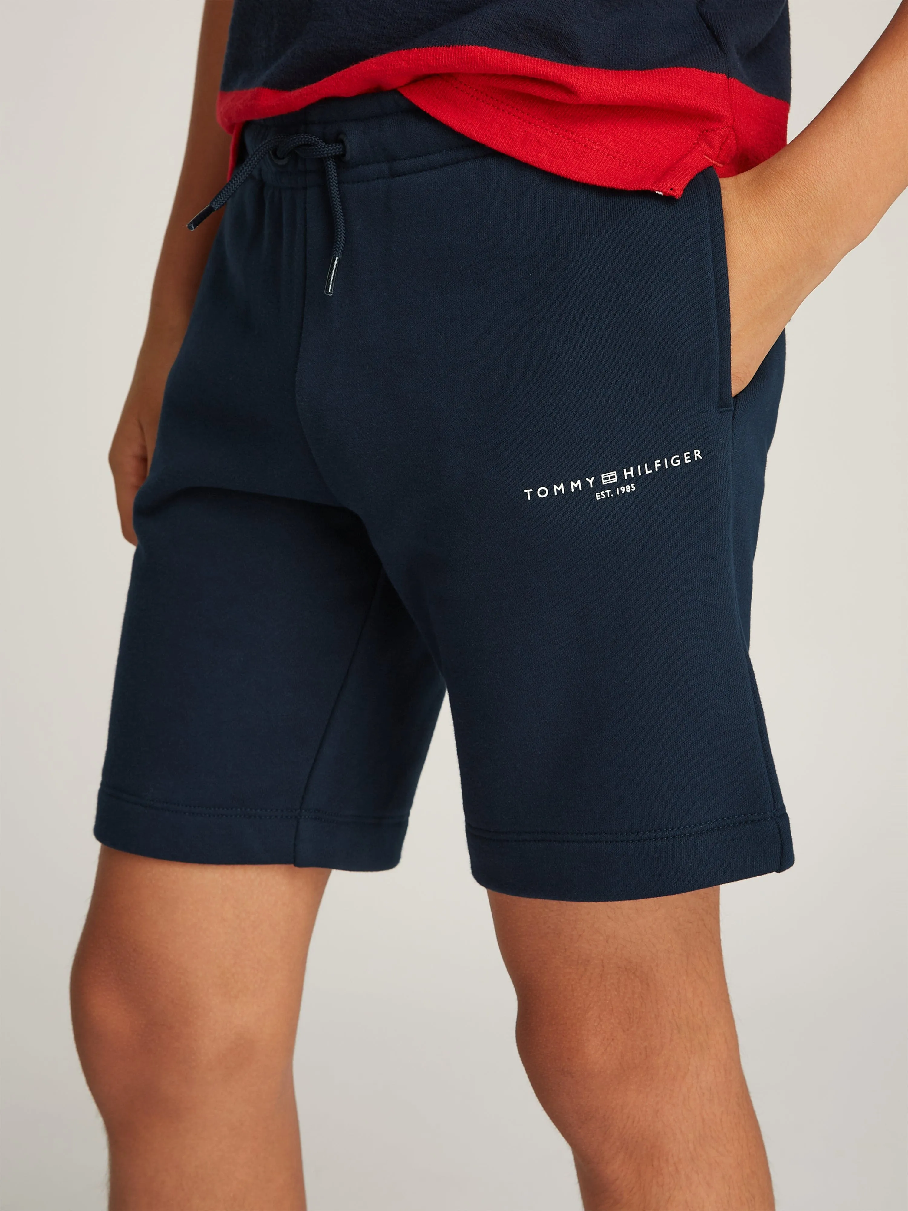 Boys Mini Corp Shorts in Navy