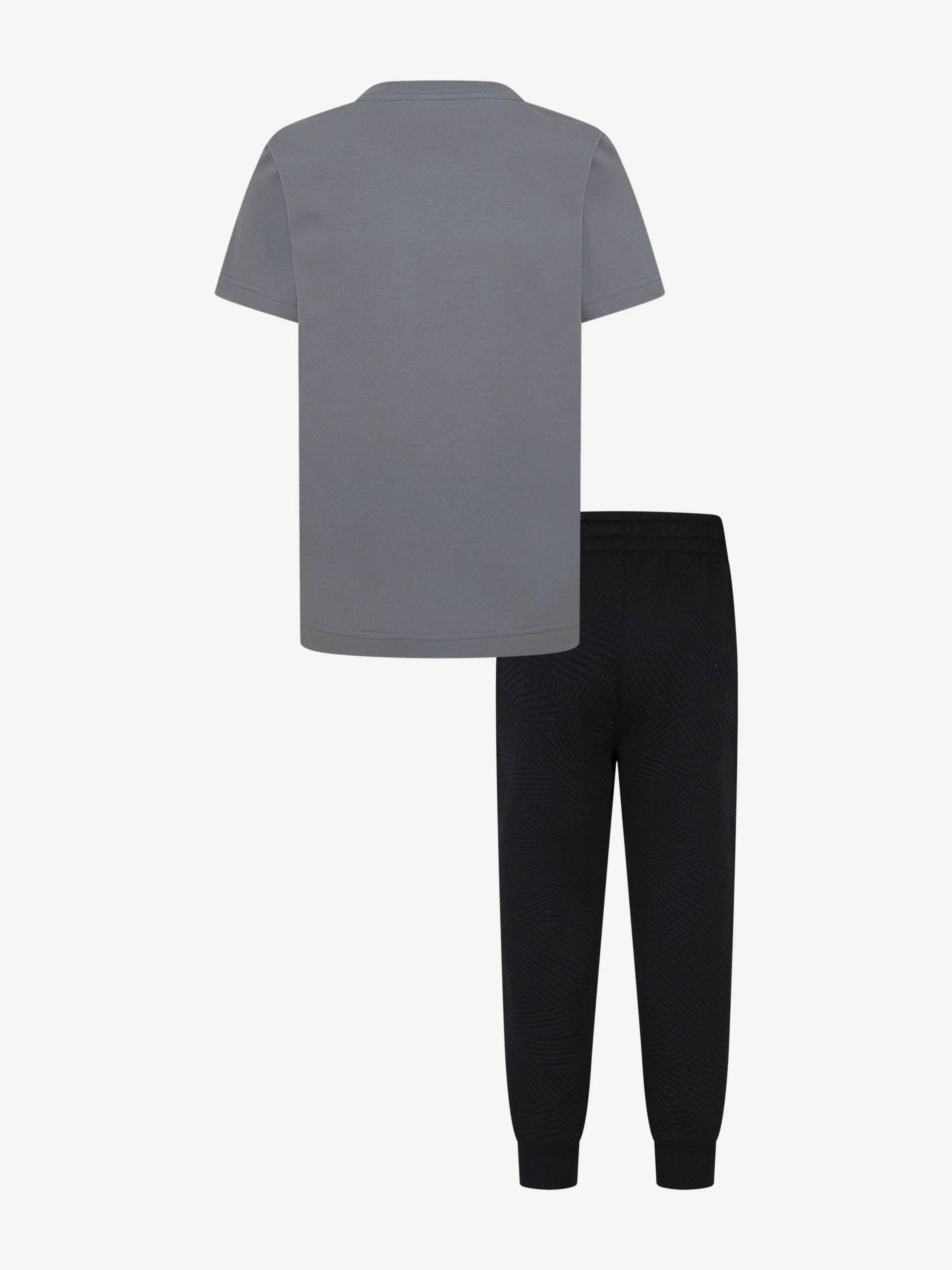 Boys MJ Sneaker School Pant Set in Black