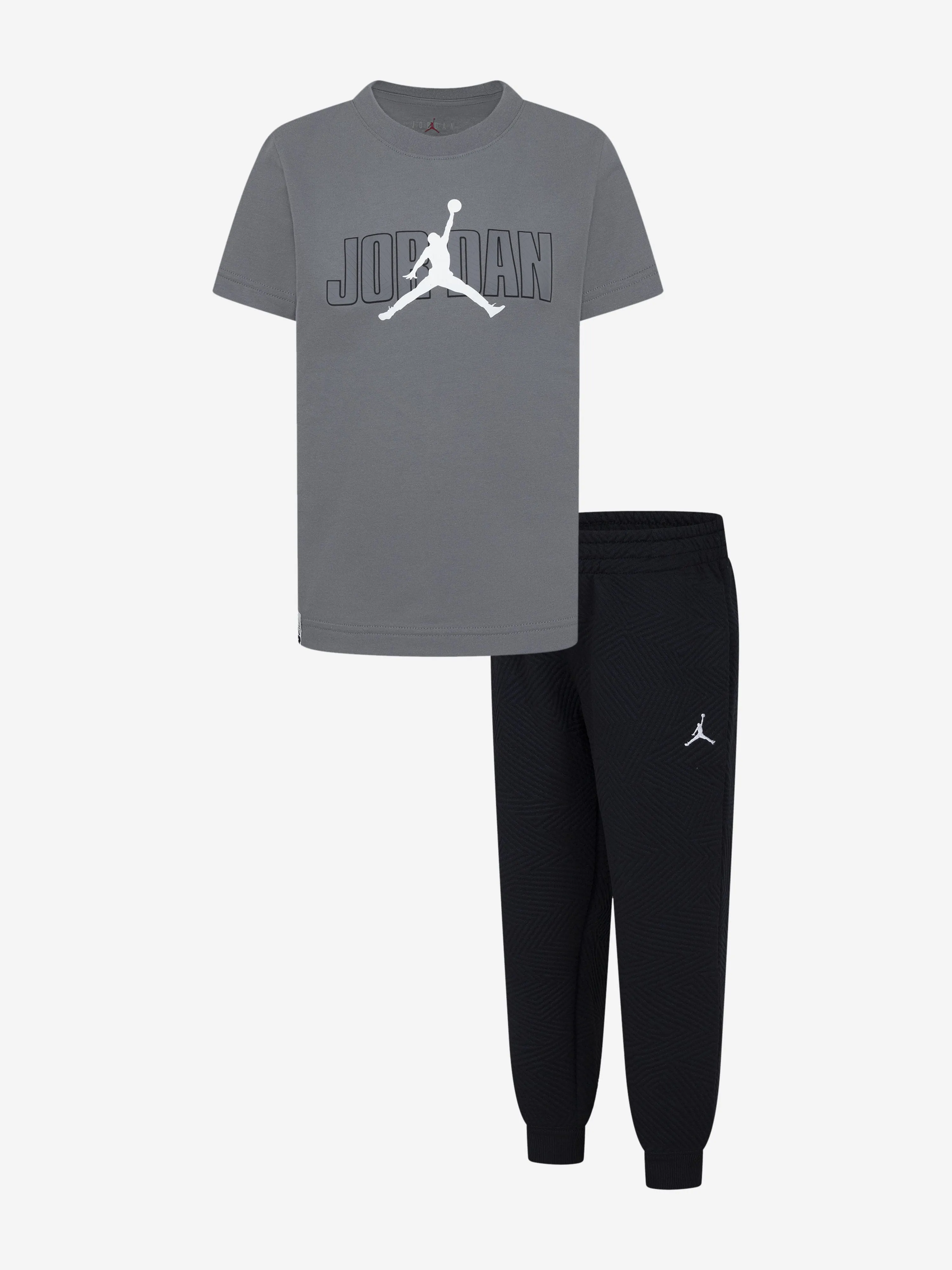 Boys MJ Sneaker School Pant Set in Black