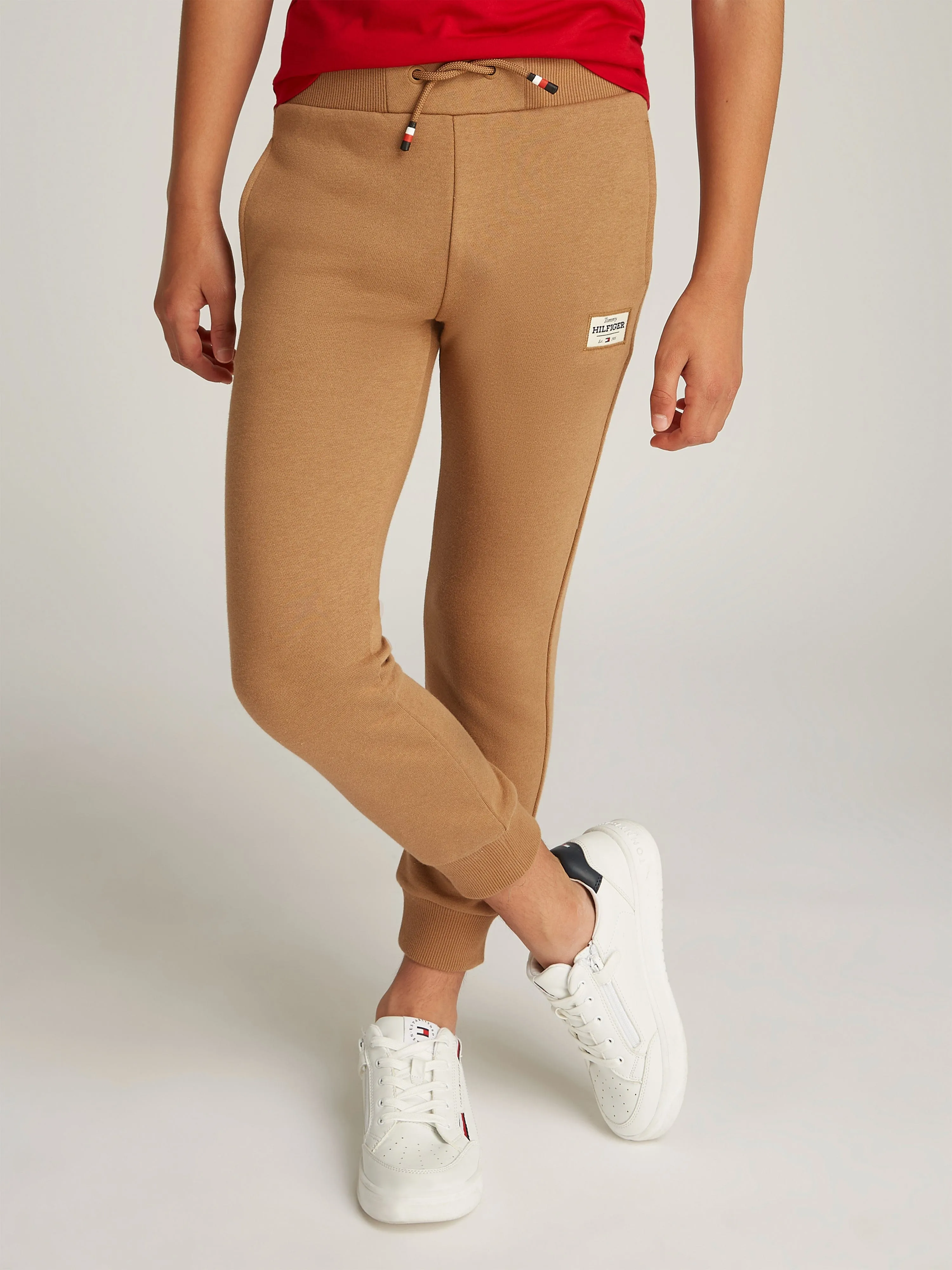 Boys Monotype 1985 Label Joggers in Brown