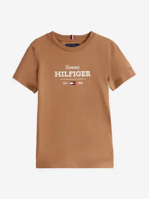 Boys Monotype 1985 Regular T-Shirt in Brown