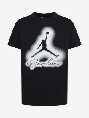 Boys MVP Airbrushed T-Shirt in Black