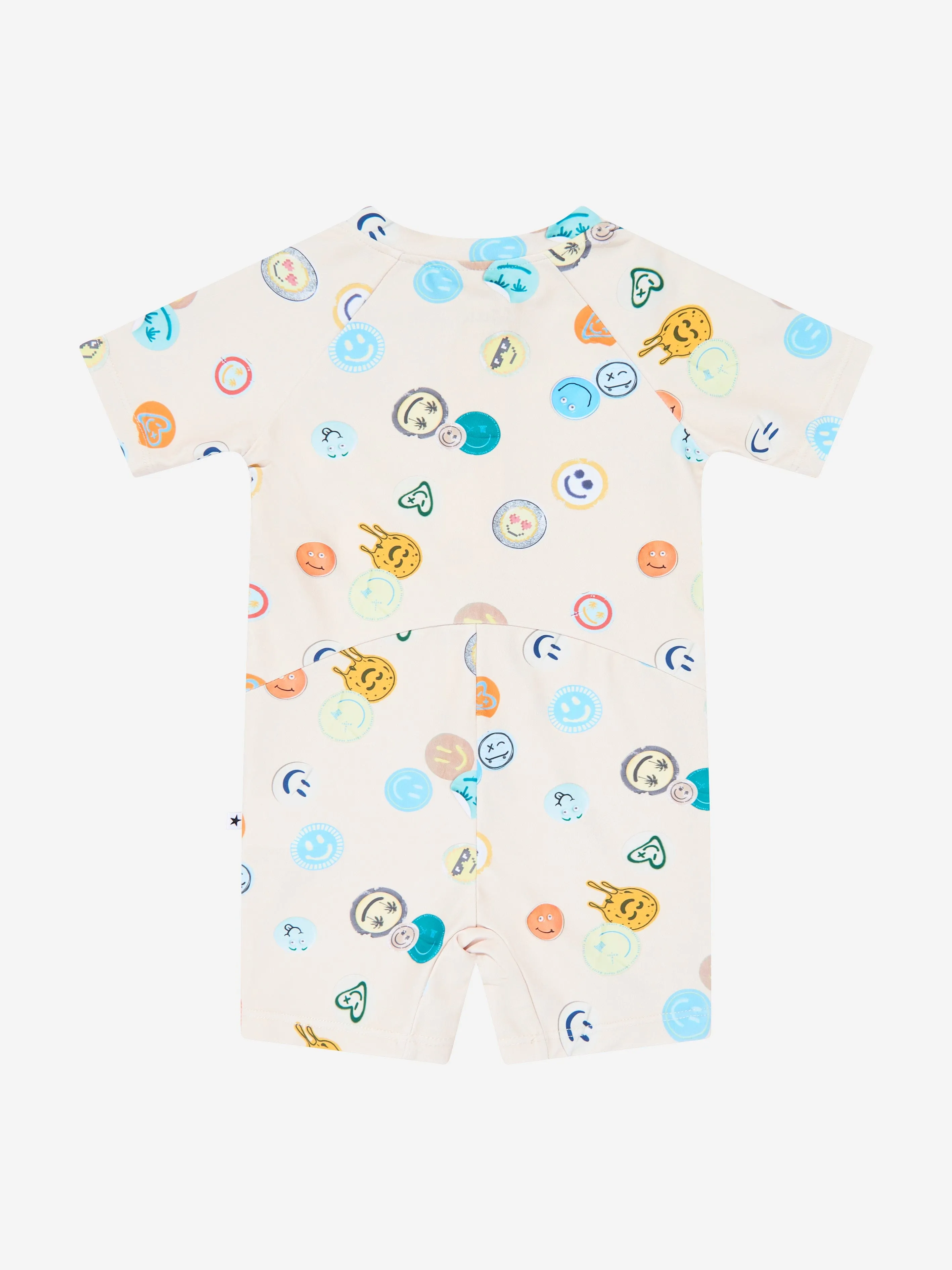 Boys Neka Sand Smile Swimsuit in Ivory (UPF50 )