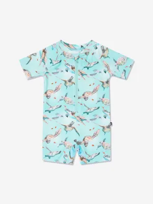 Boys Neka Turtles Swimsuit in Blue (UPF50 )