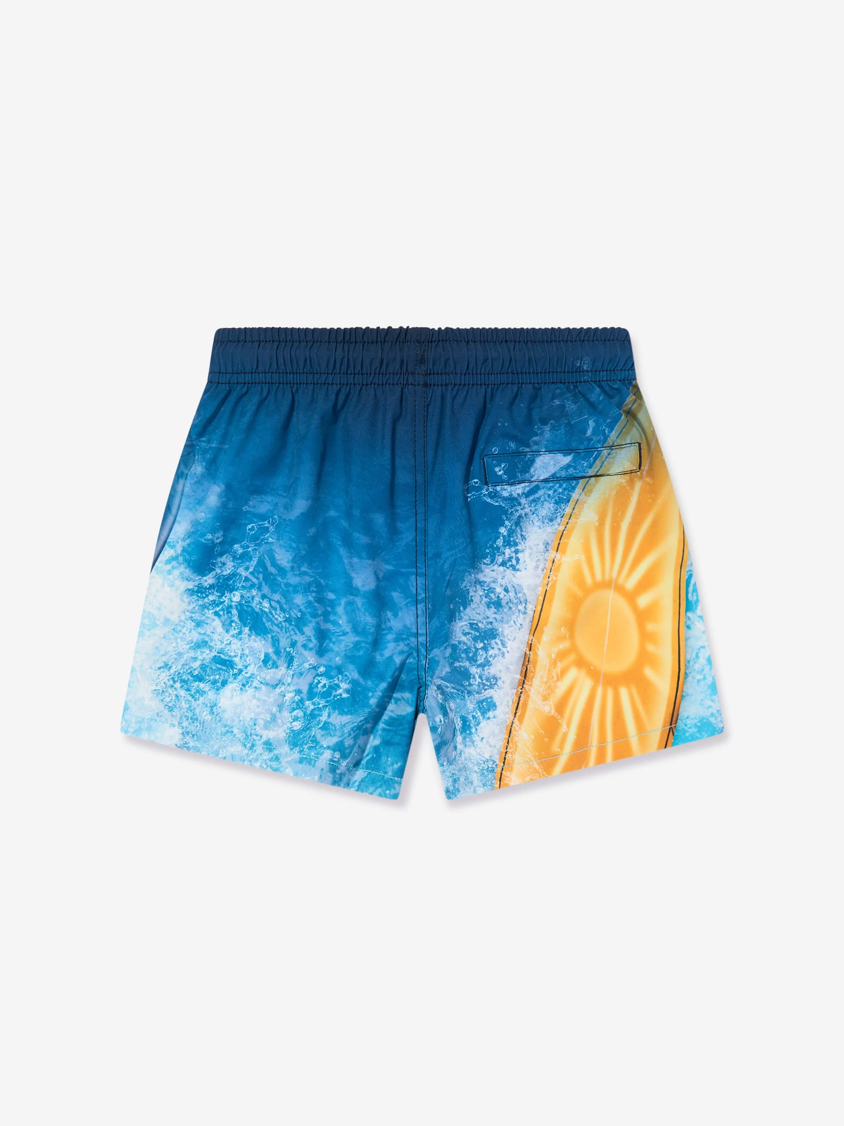 Boys Niko Surf Art Chill Swim Shorts in Blue (UPF50 )