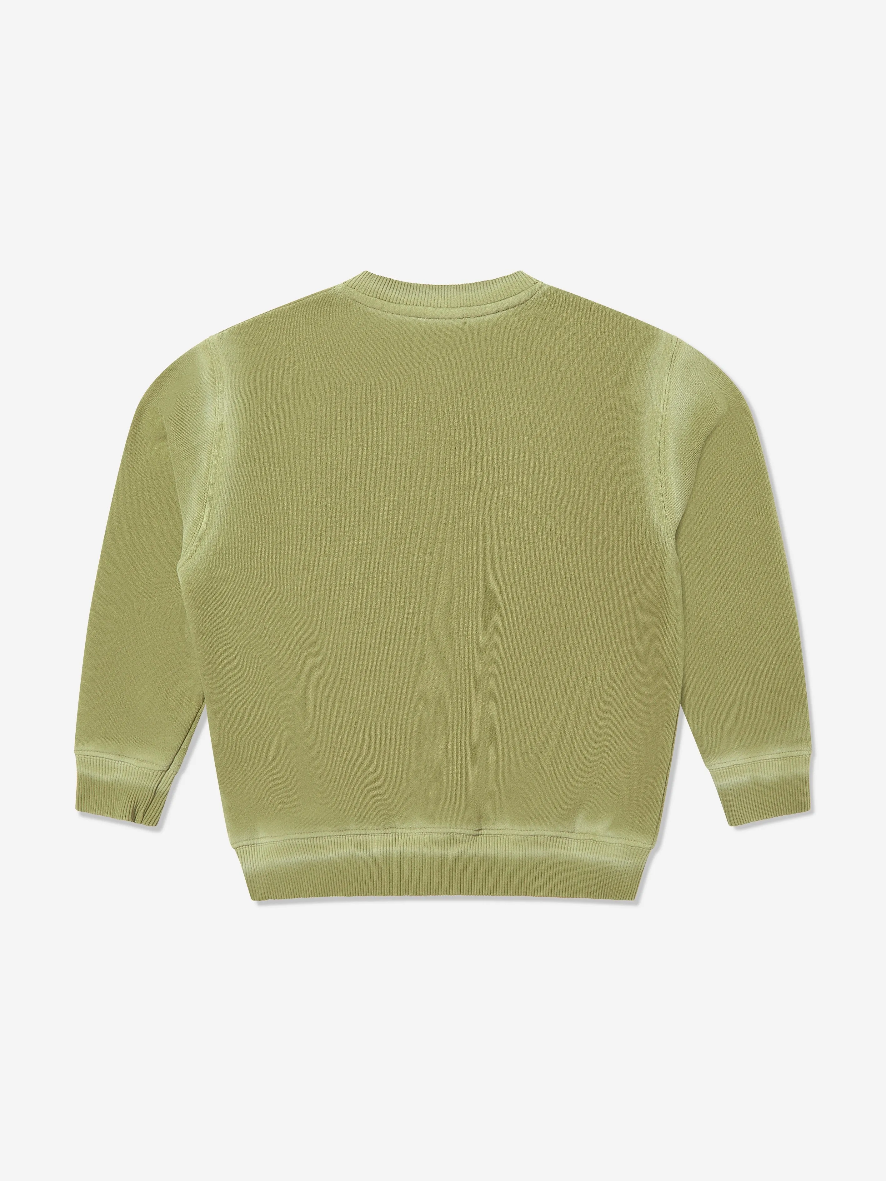 Boys Off Stamp Sweatshirt in Green