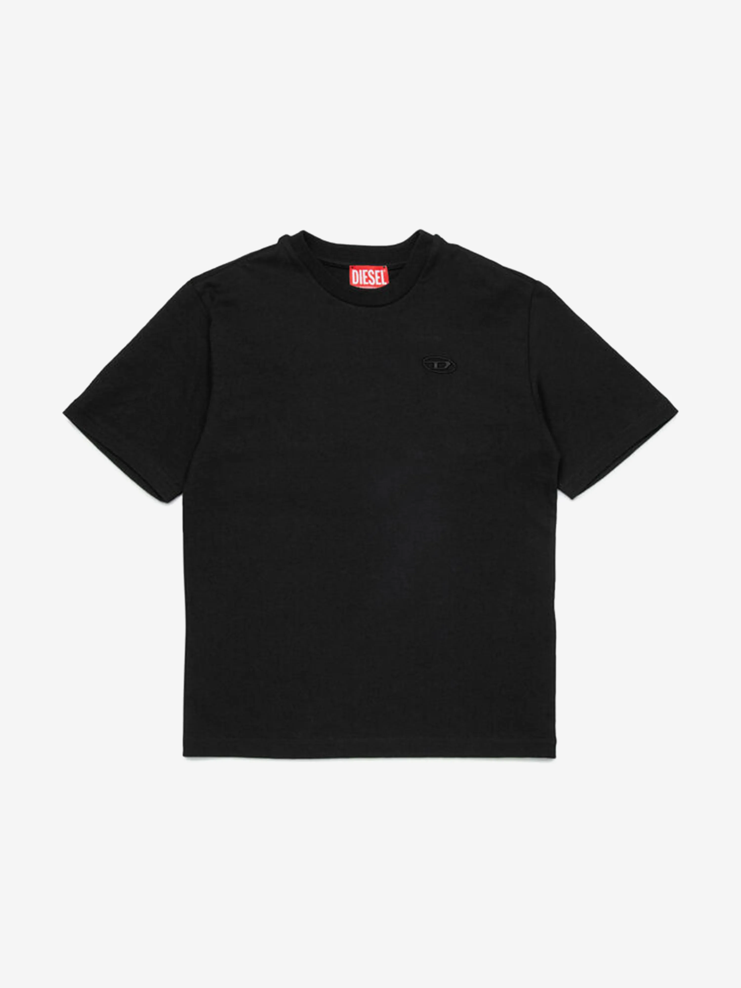 Boys Oval D Logo T-Shirt in Black