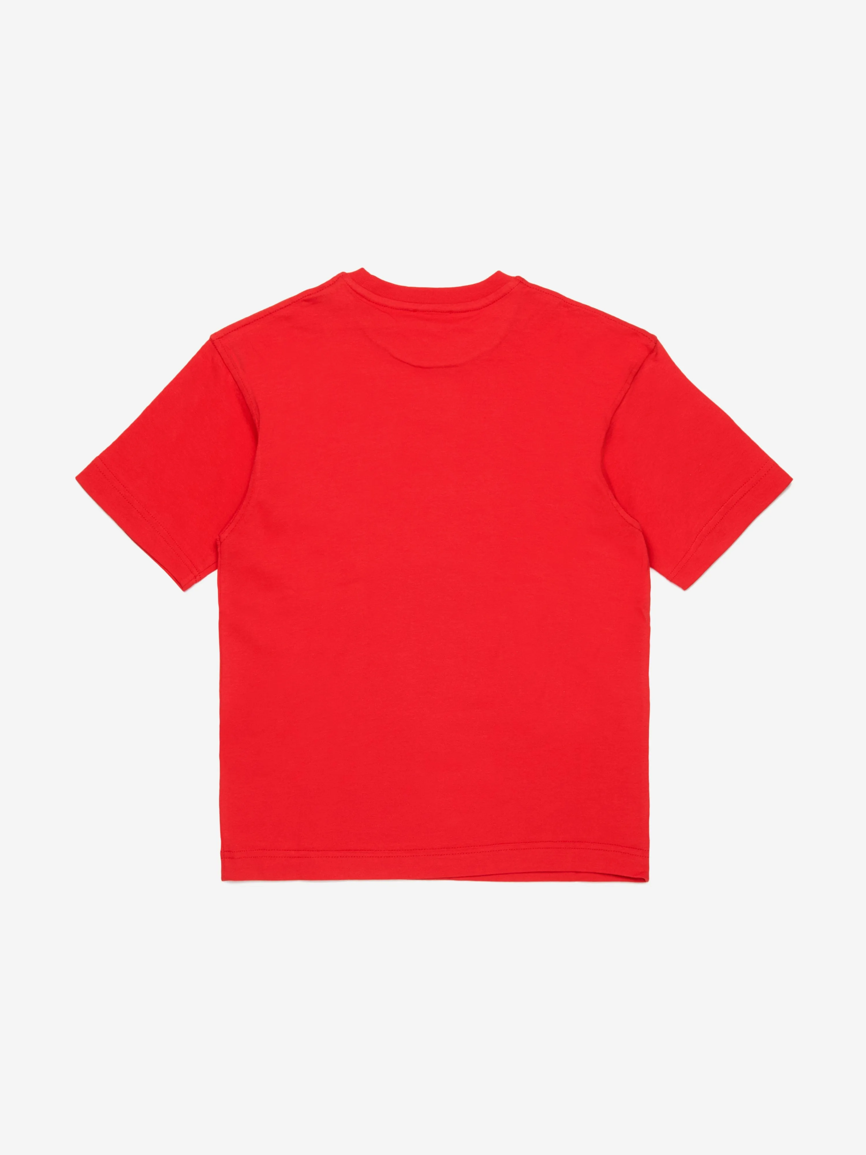 Boys Oval D T-Shirt in Red
