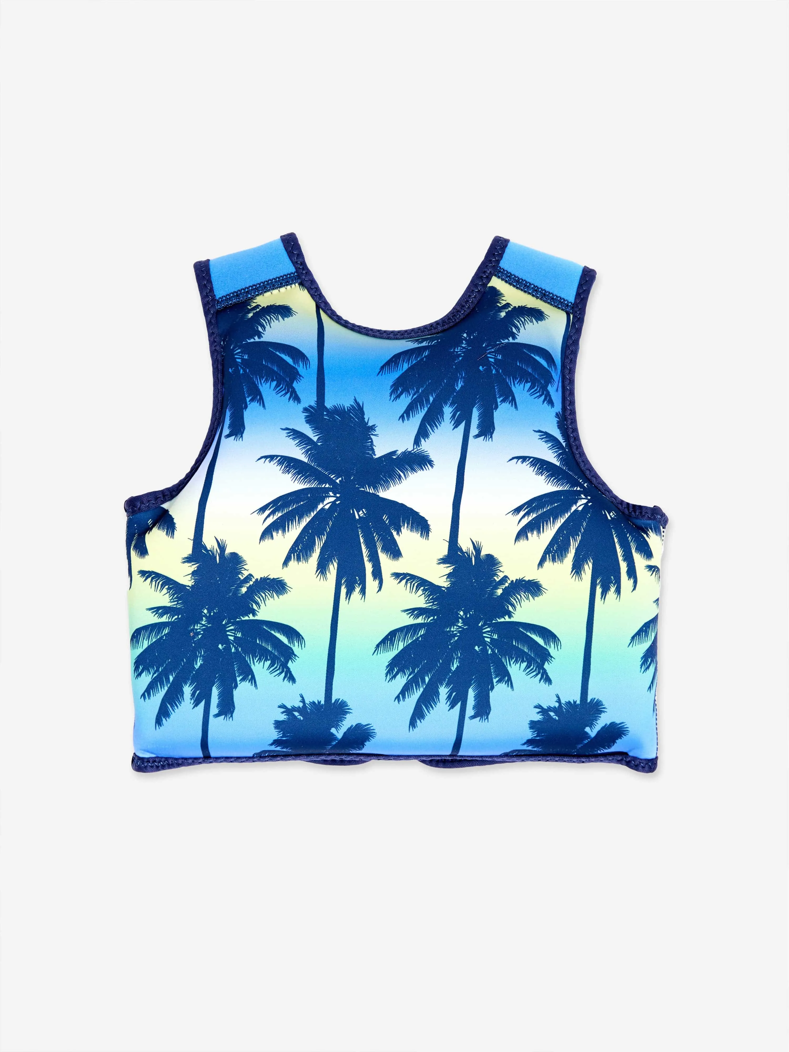 Boys Palm Tree Float Jacket in Blue (UPF50 )