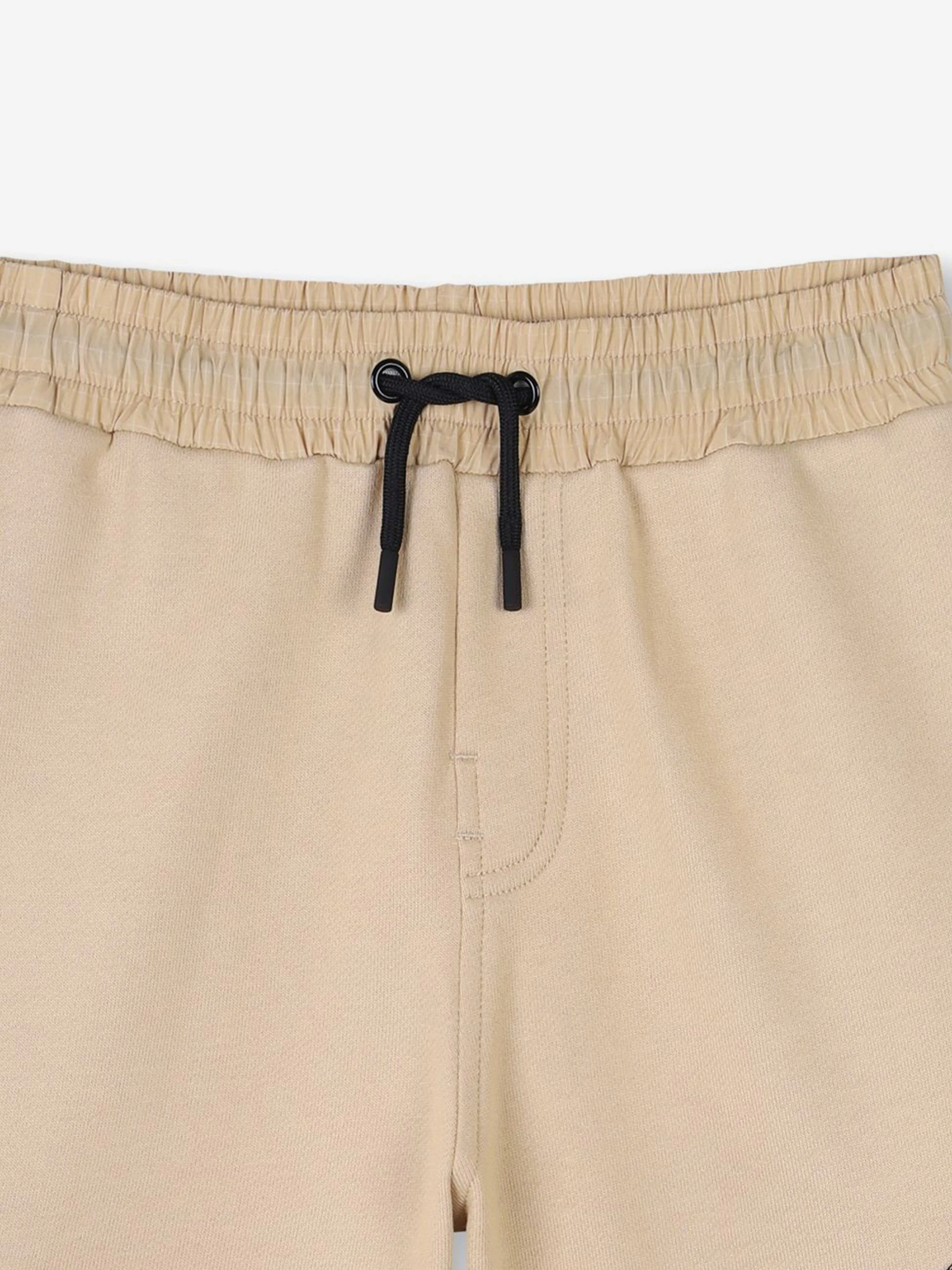 Boys Pocket Bermuda Shorts in Beige